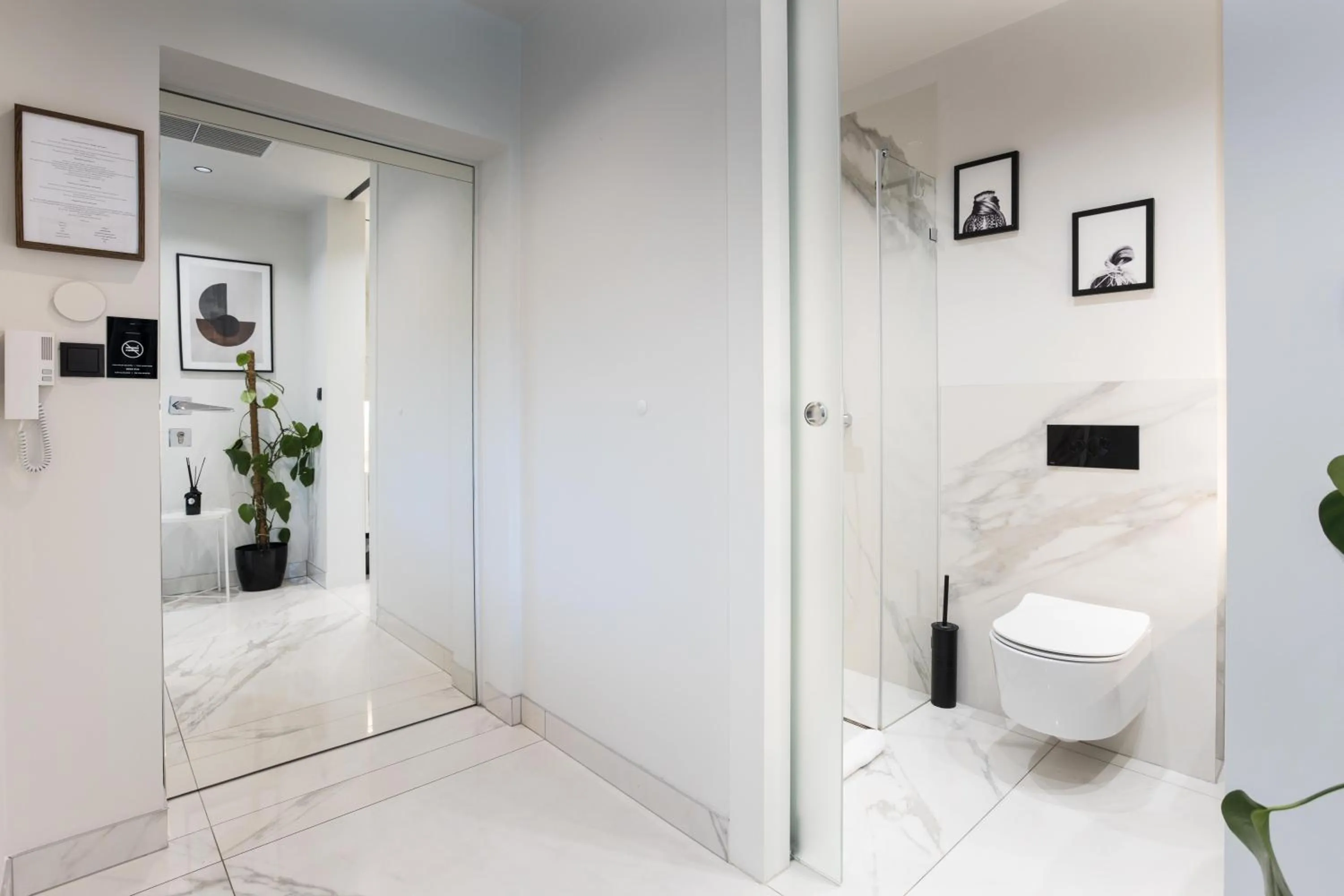 Bathroom in Centro Design Apartments - Półwiejska