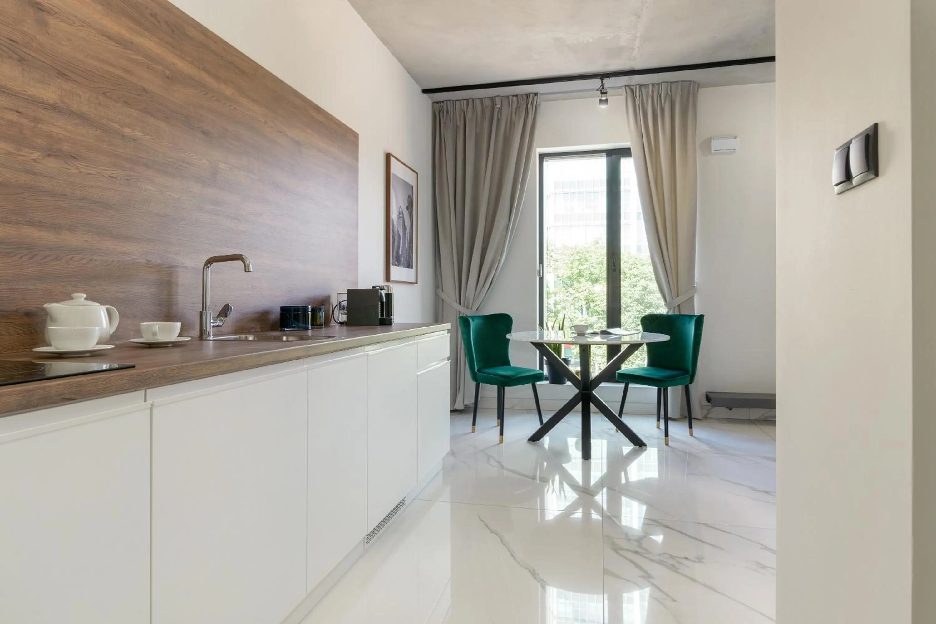 Coffee/tea facilities in Centro Design Apartments - Półwiejska