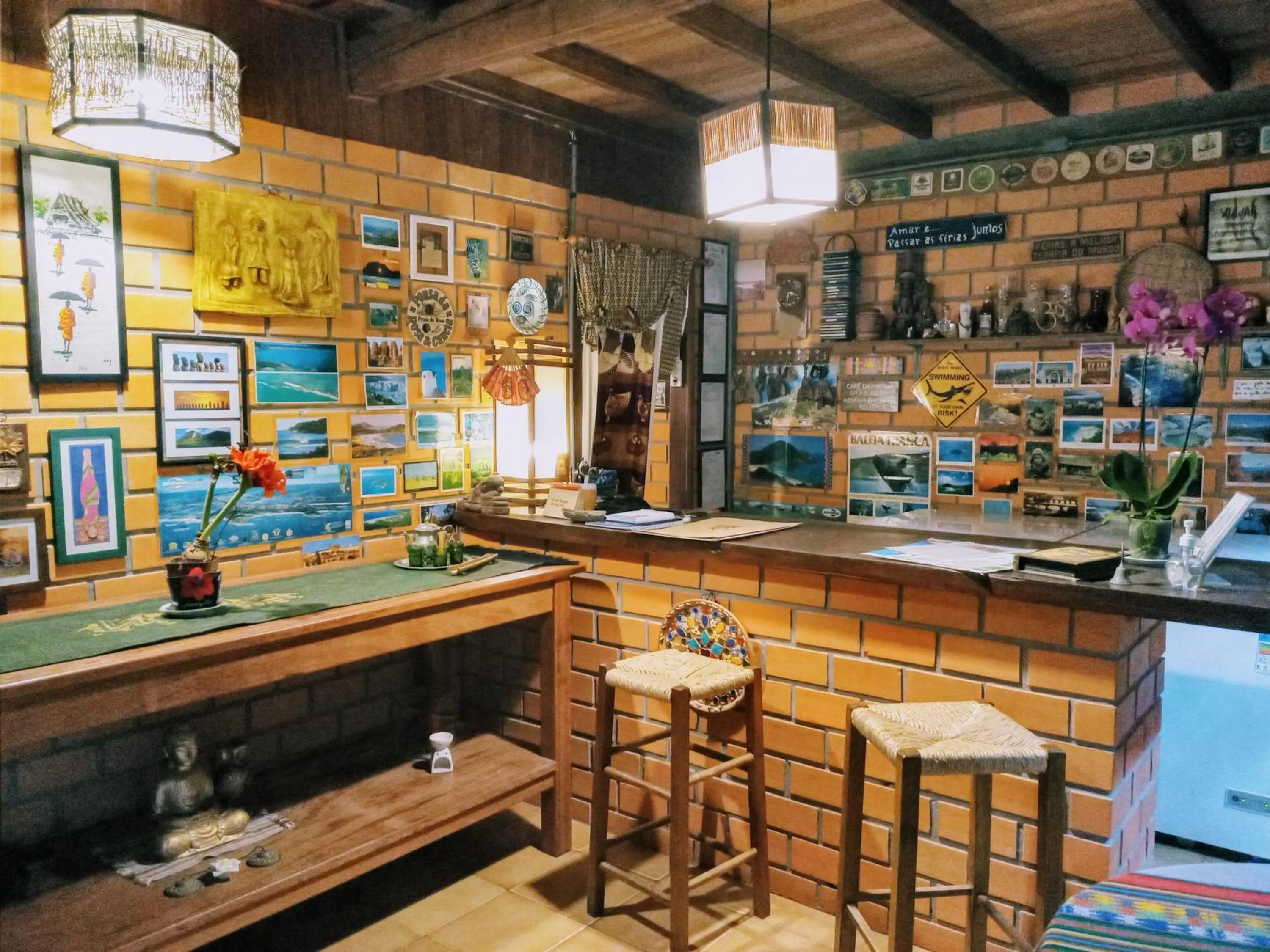 Lobby or reception in Pousada Rosa & Canela