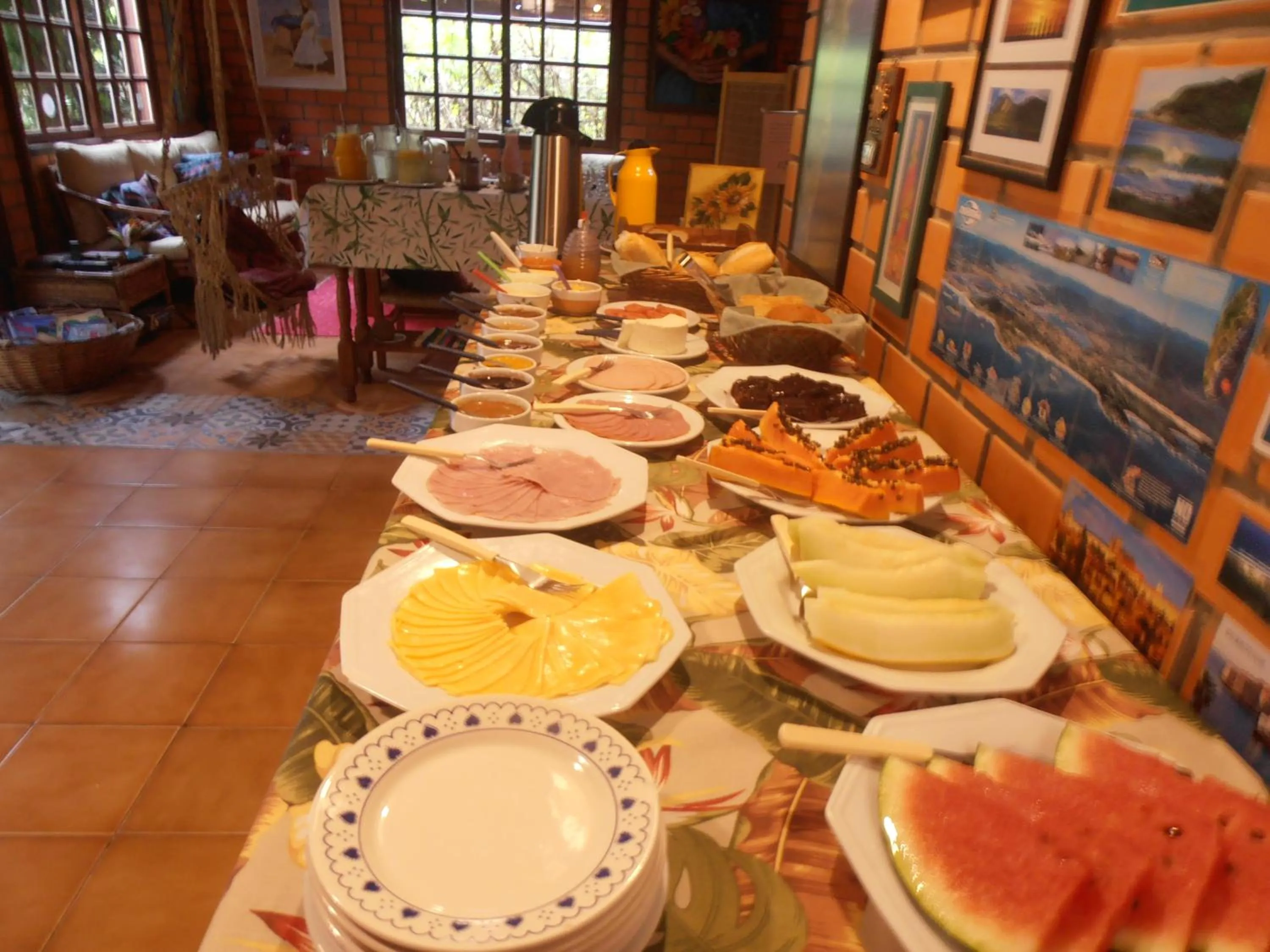 Food and drinks in Pousada Rosa & Canela