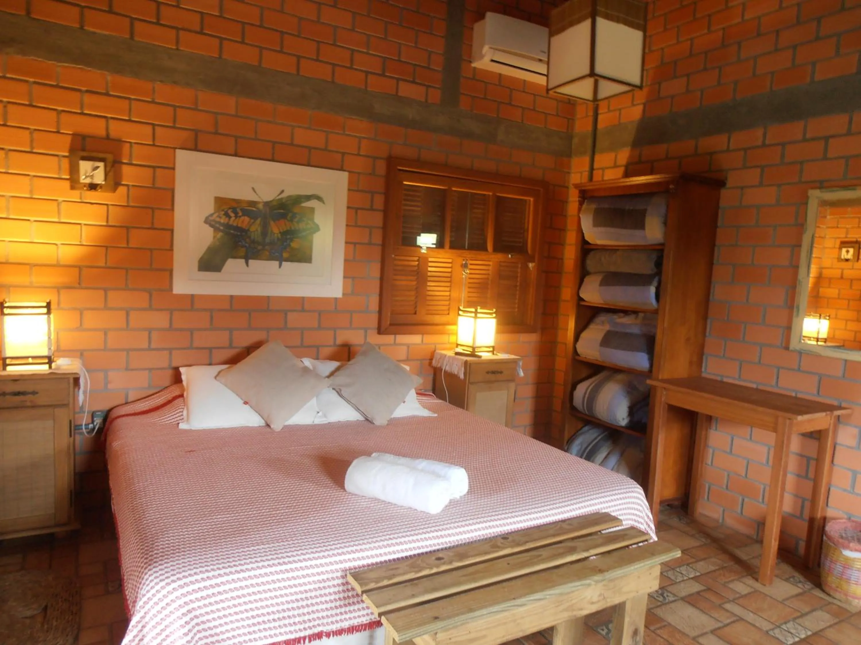 Bed in Pousada Rosa & Canela