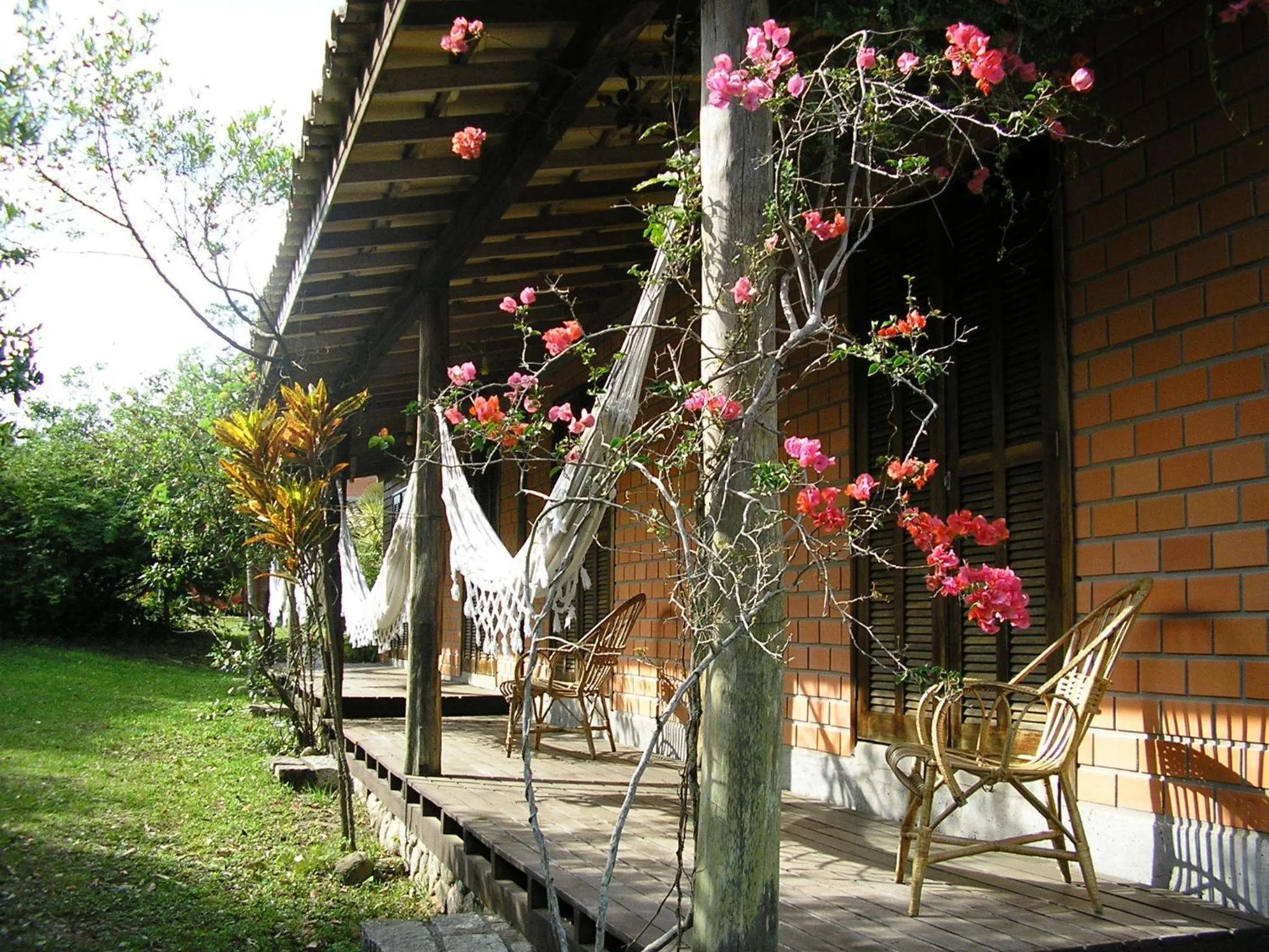Balcony/Terrace in Pousada Rosa & Canela