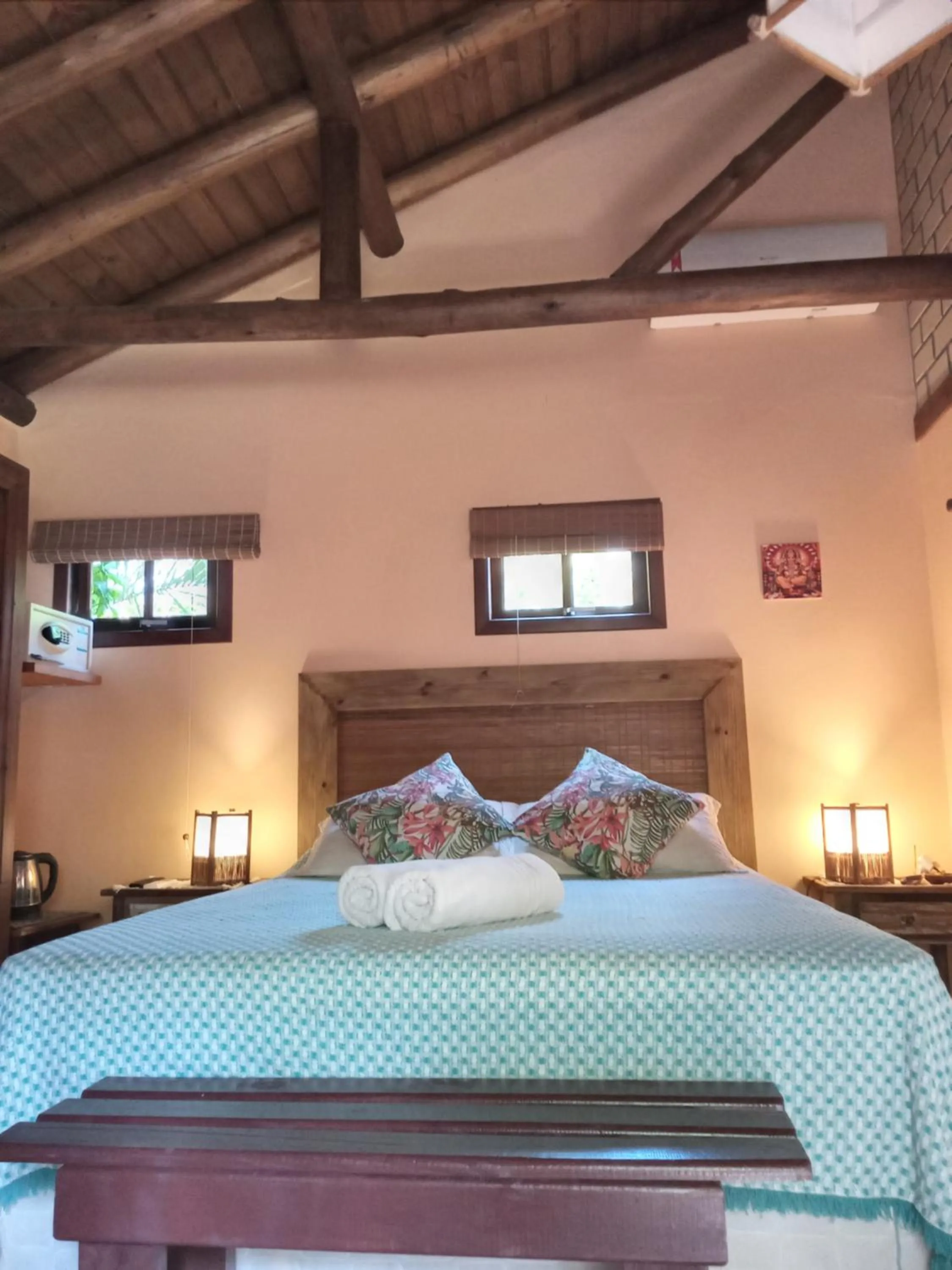 Bed in Pousada Rosa & Canela