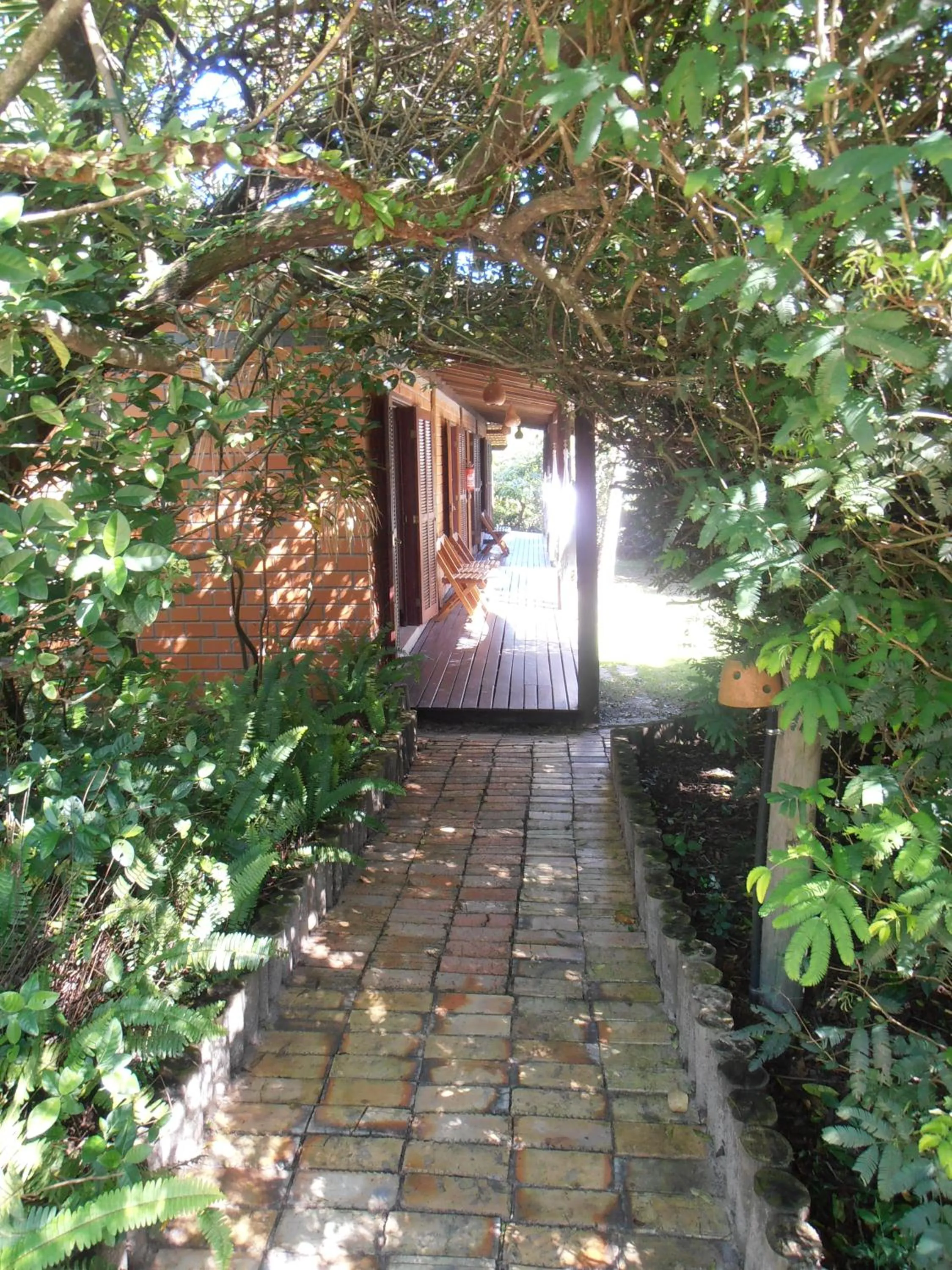 Patio in Pousada Rosa & Canela