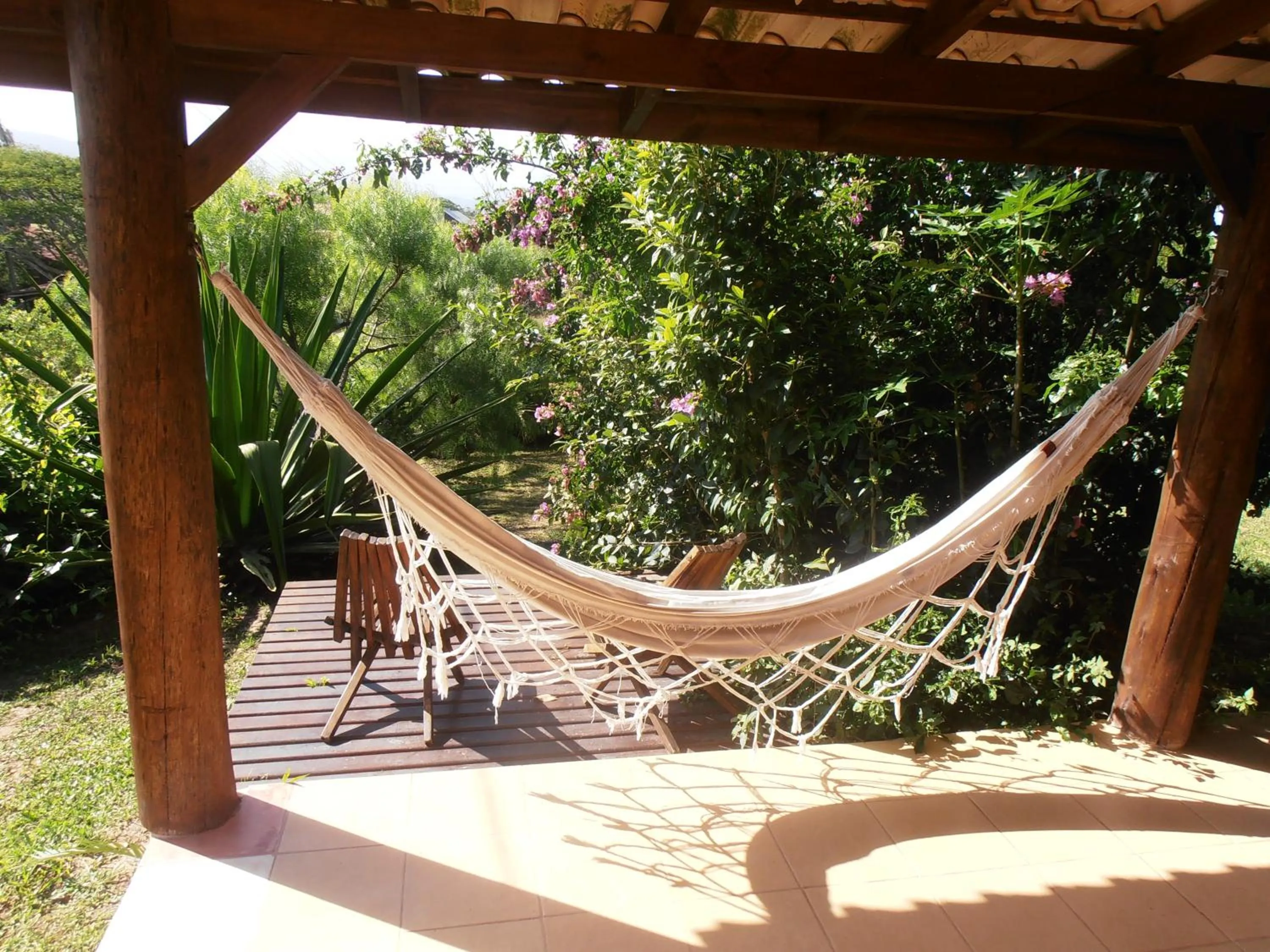 Garden view in Pousada Rosa & Canela