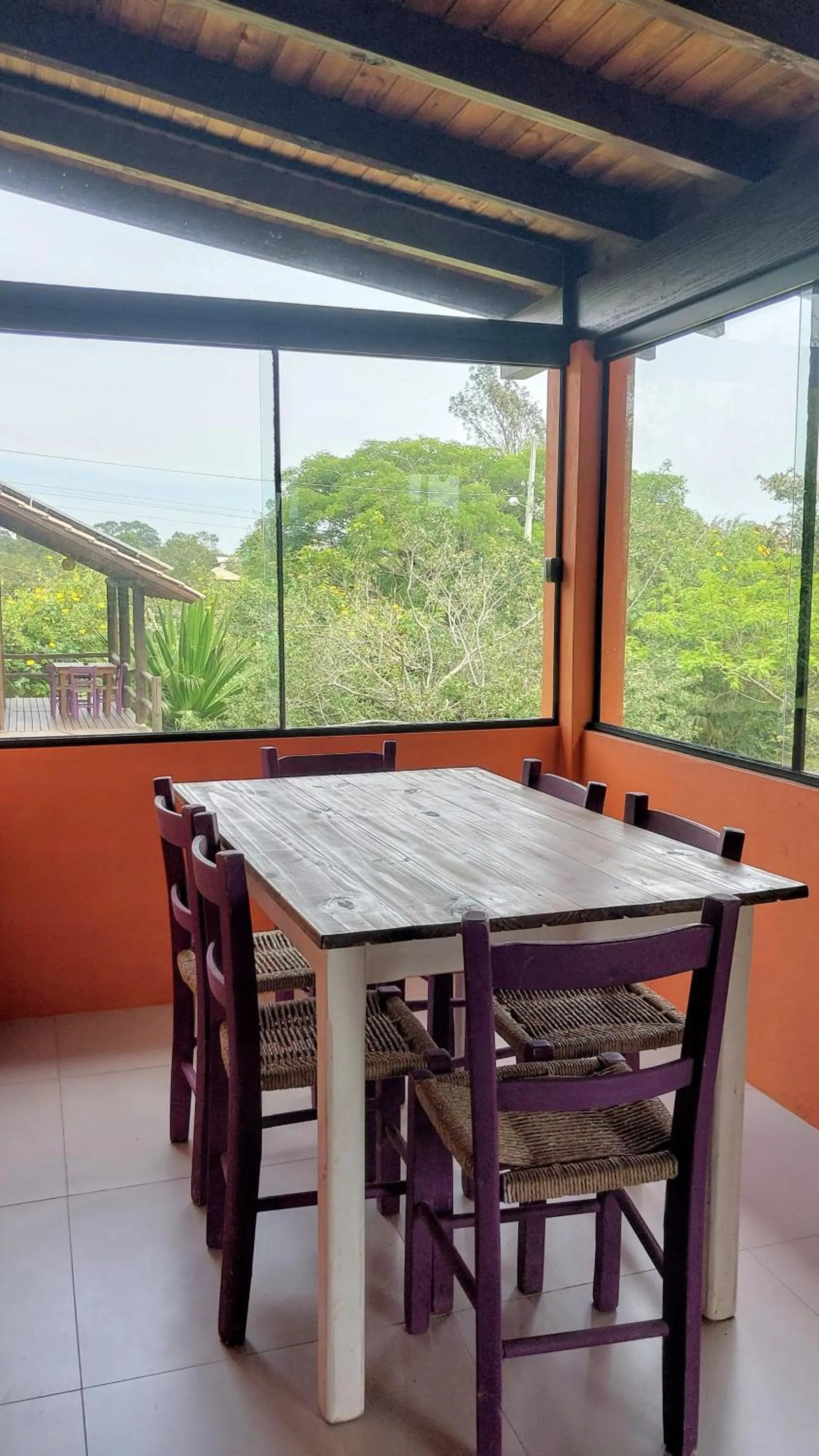 Balcony/Terrace in Pousada Rosa & Canela