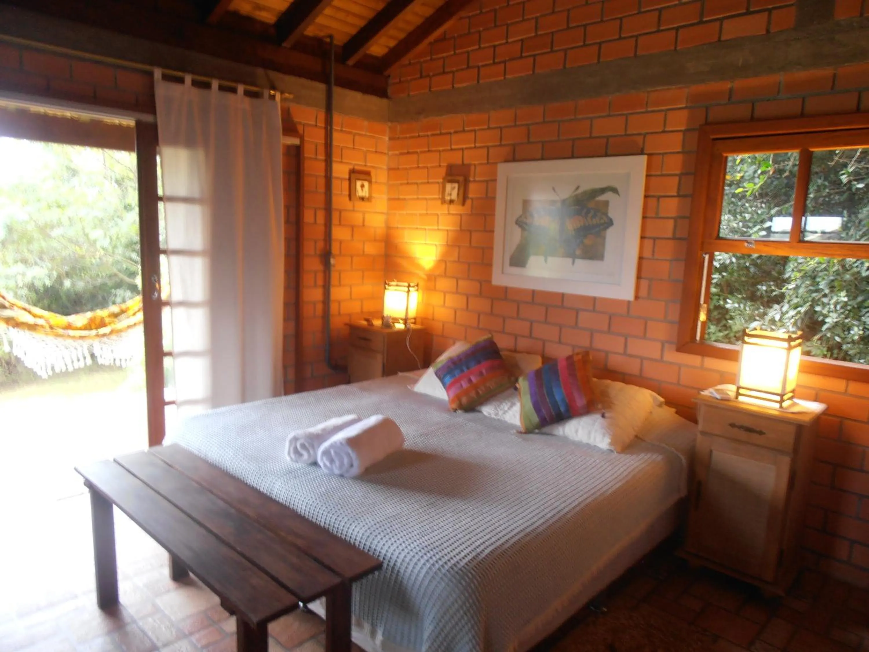 Photo of the whole room, Bed in Pousada Rosa & Canela