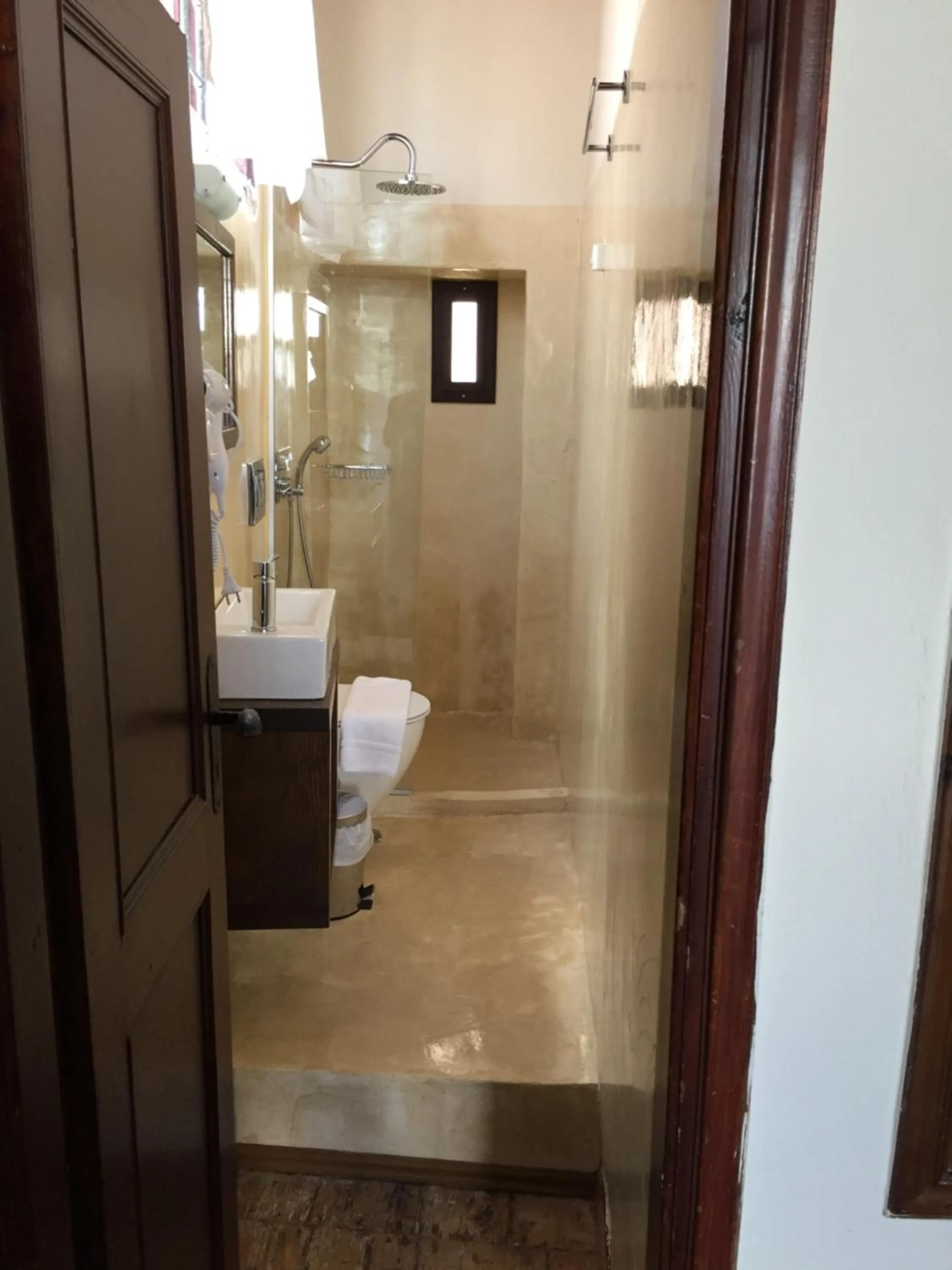 Bathroom in Captain Vasilis Hotel