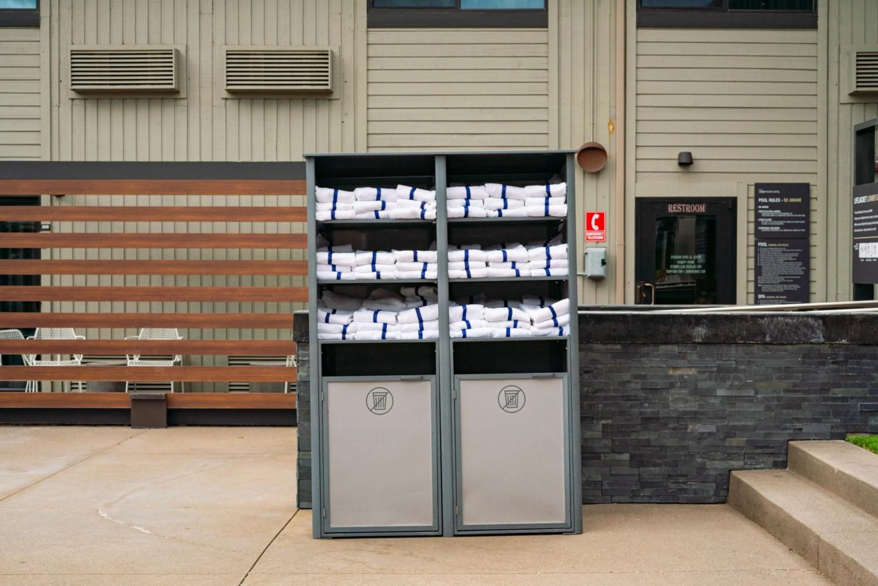 Pool view in Ruby River Hotel