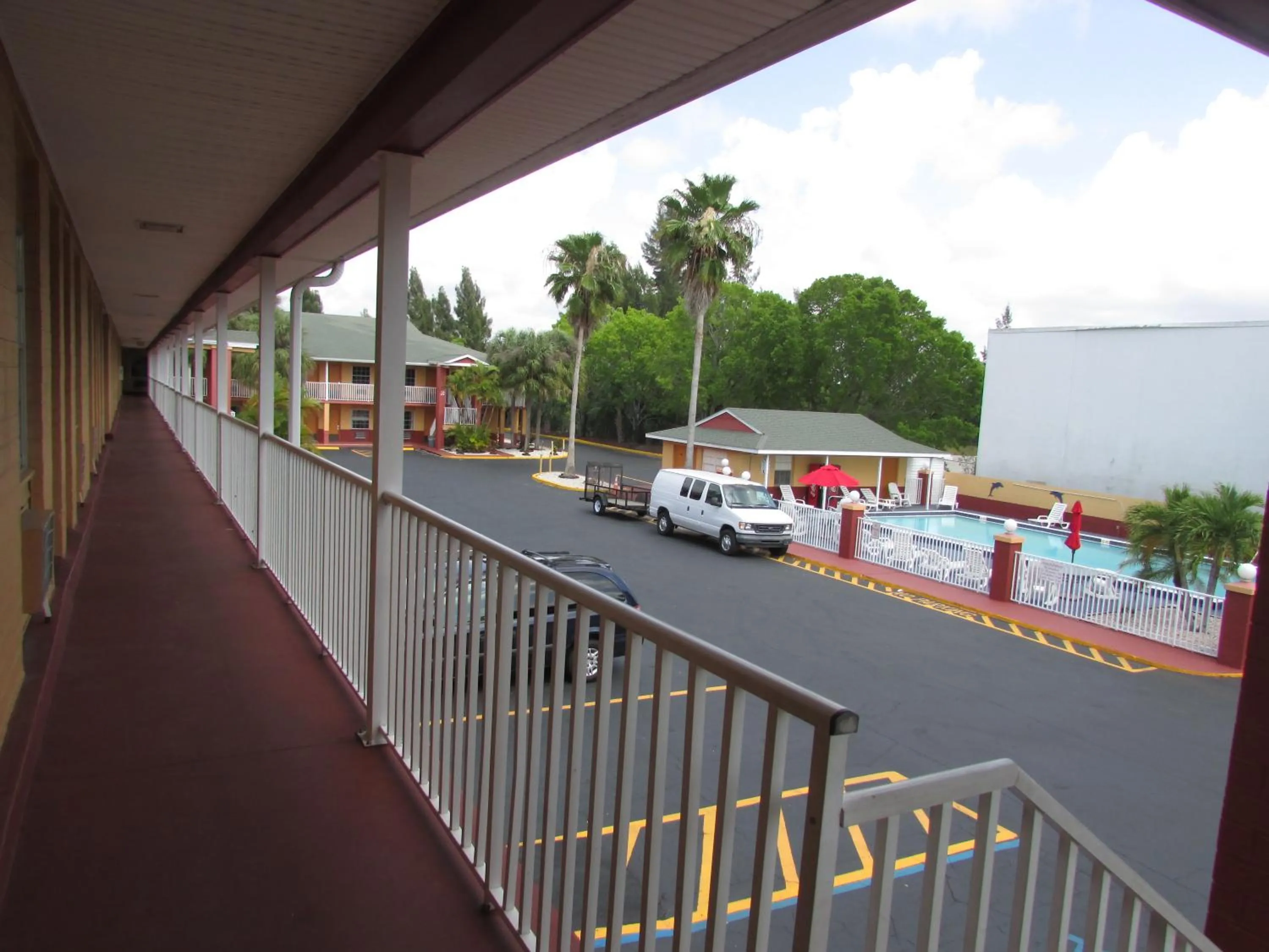 Swimming pool in Howard Johnson by Wyndham Ft. Myers FL