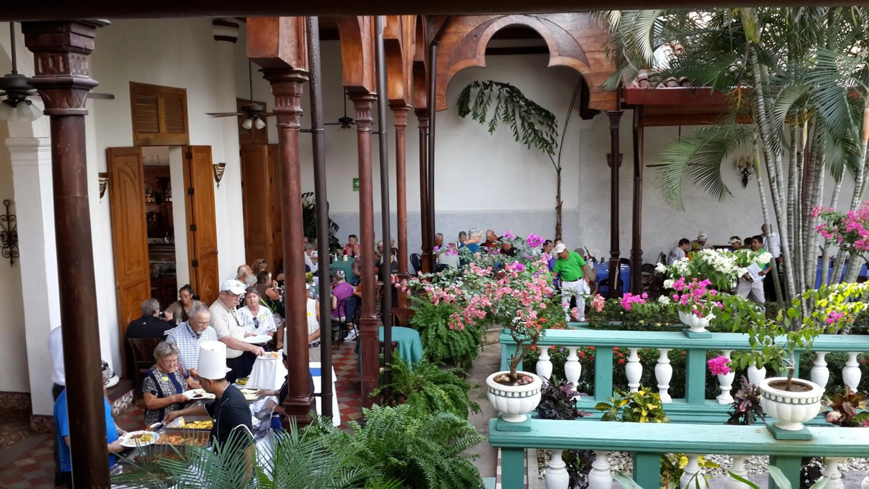 Garden in Hotel Dario Granada