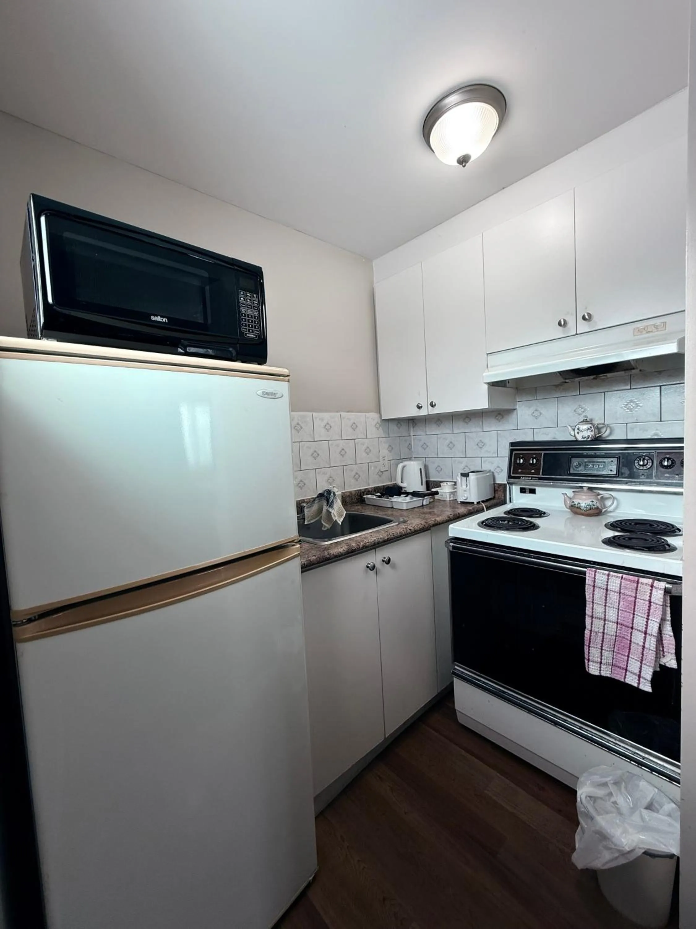 Kitchen or kitchenette in Guest Inn Motel
