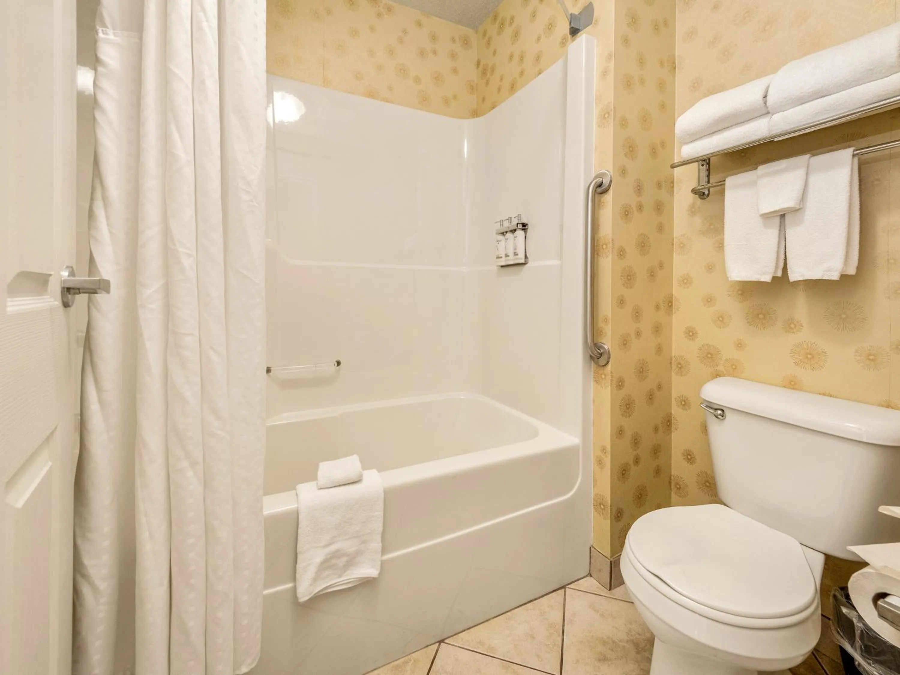 Shower in Holiday Inn Lethbridge by IHG
