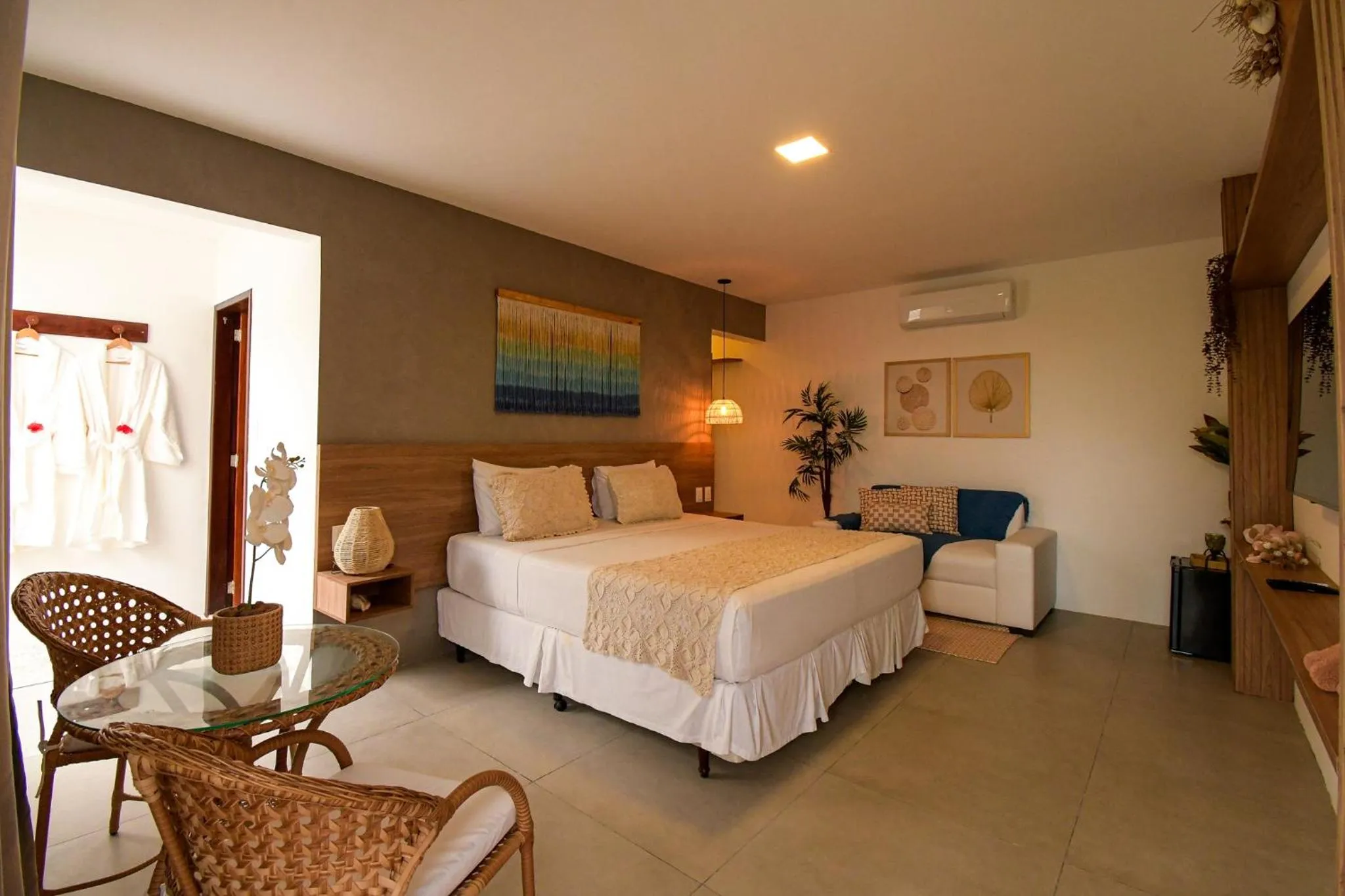 Bedroom, Bed in Pousada Encontro das Águas