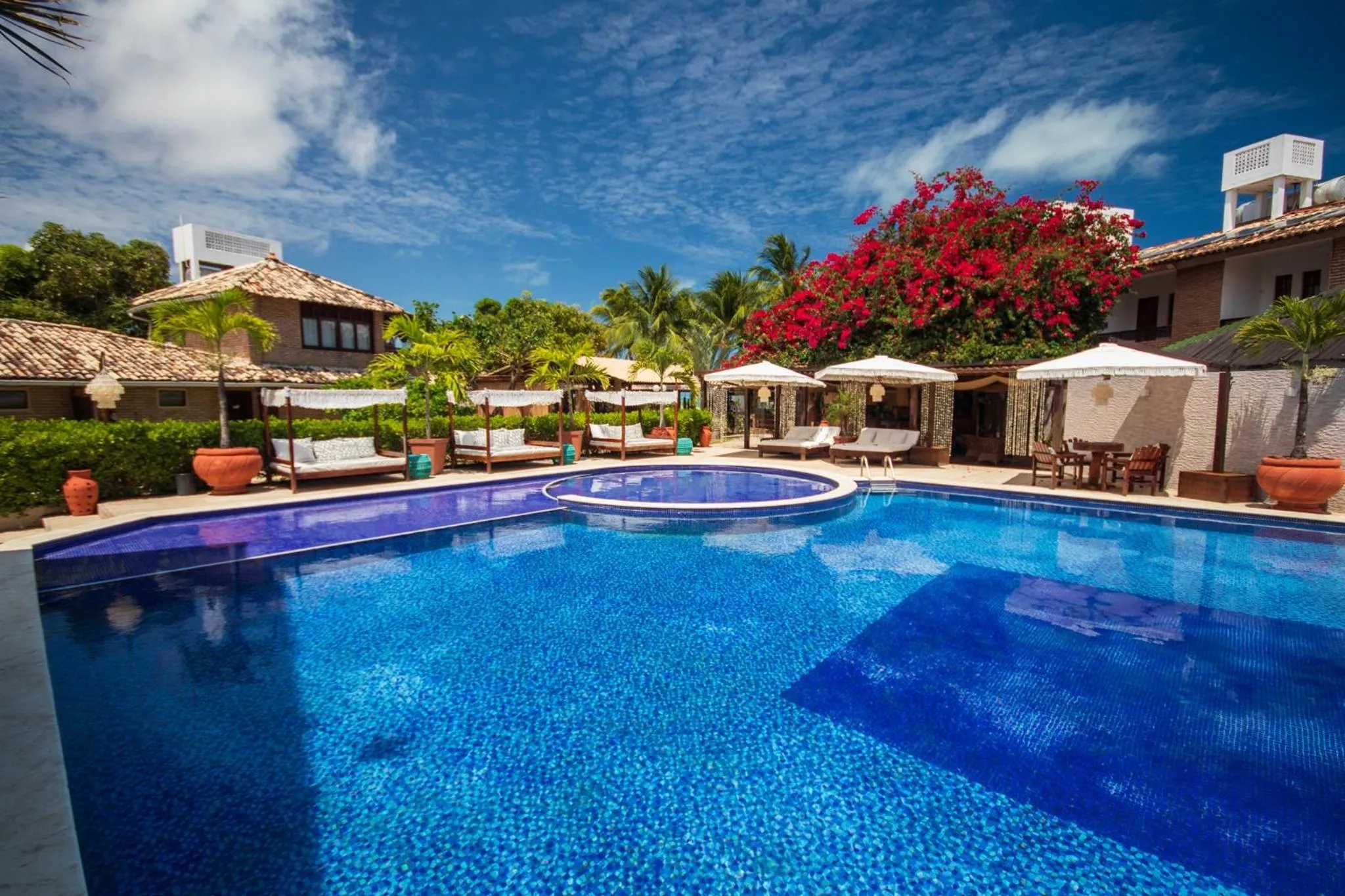 Swimming pool in Pousada Encontro das Águas