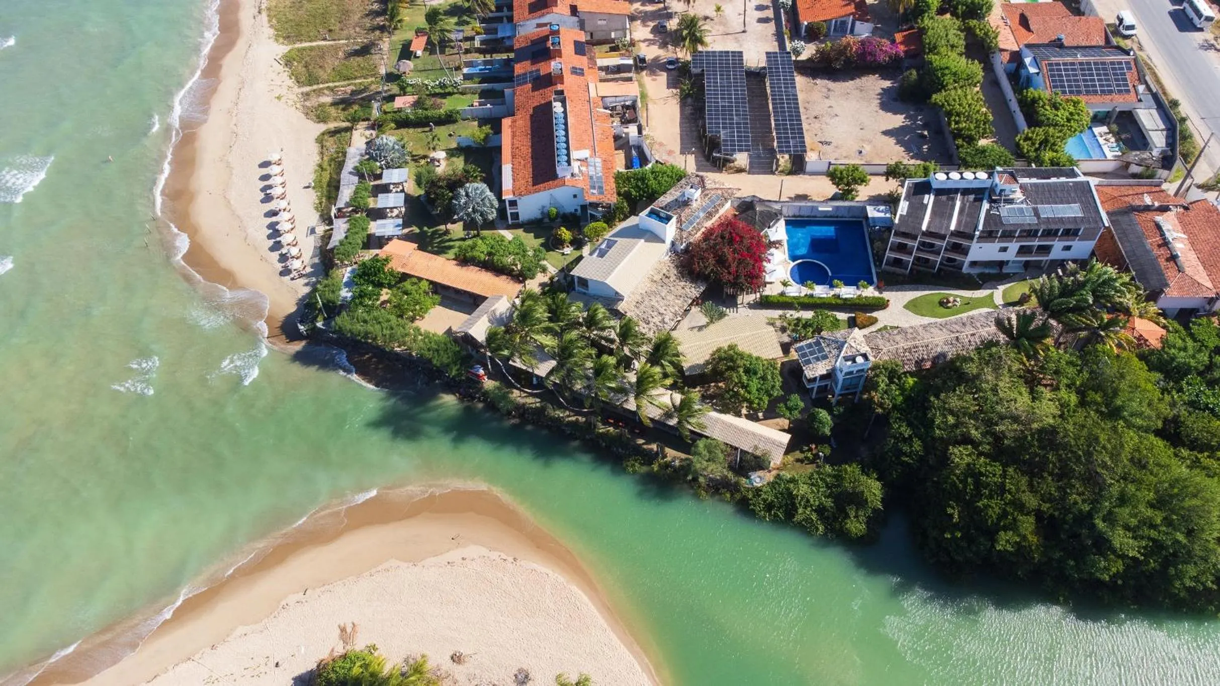 Property building in Pousada Encontro das Águas