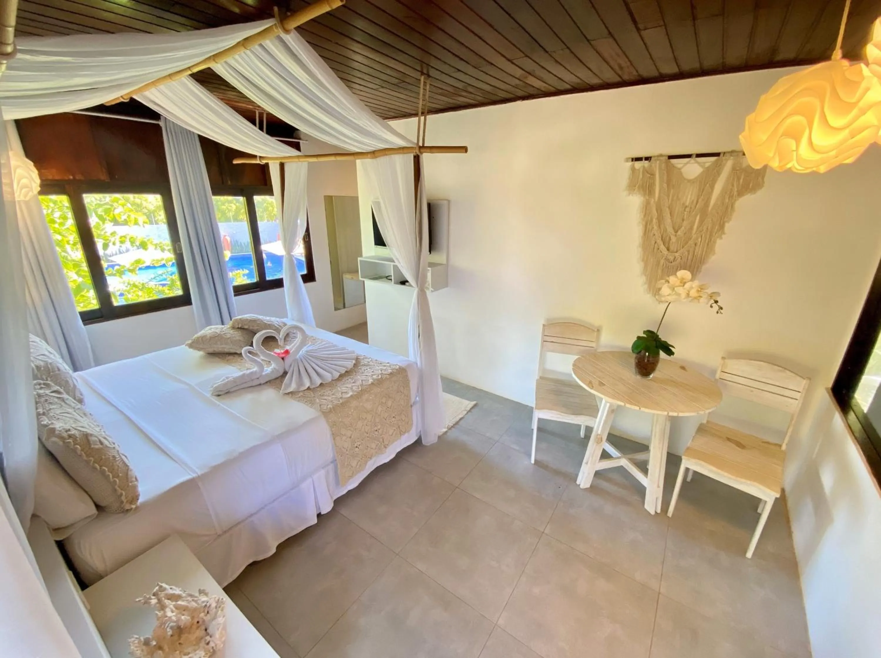 Bedroom, Bed in Pousada Encontro das Águas