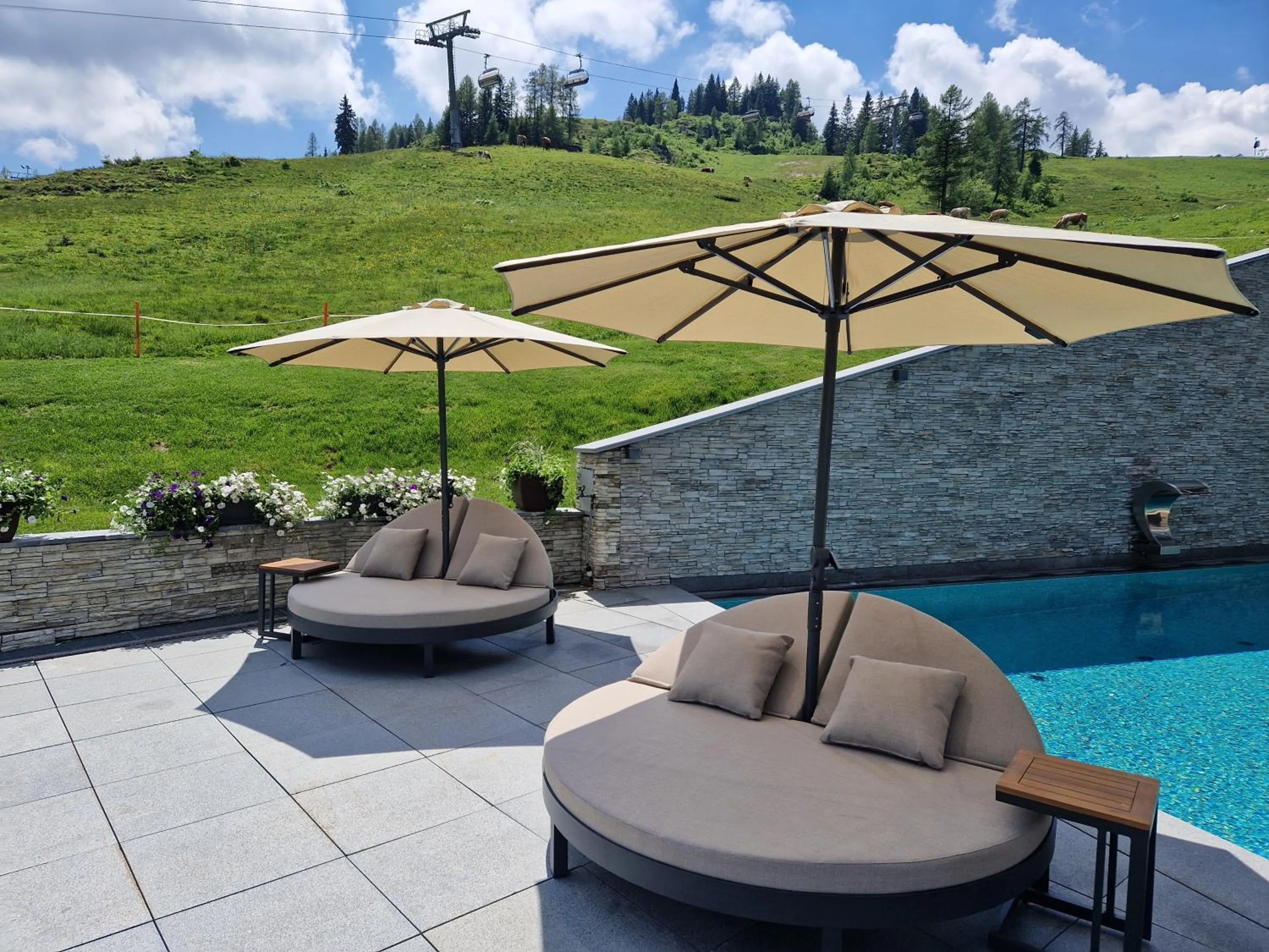 Swimming pool in Hotel Wulfenia 4S - Adults Only