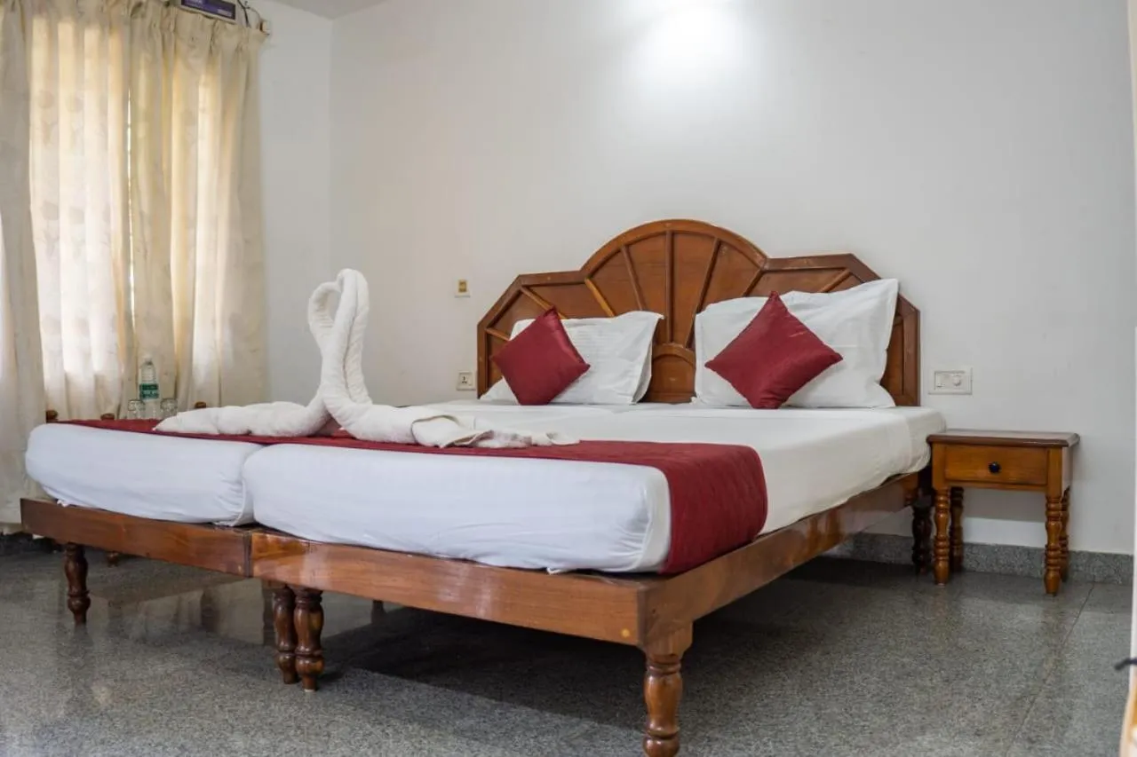 Bed in Marine Palace Beach Hotel