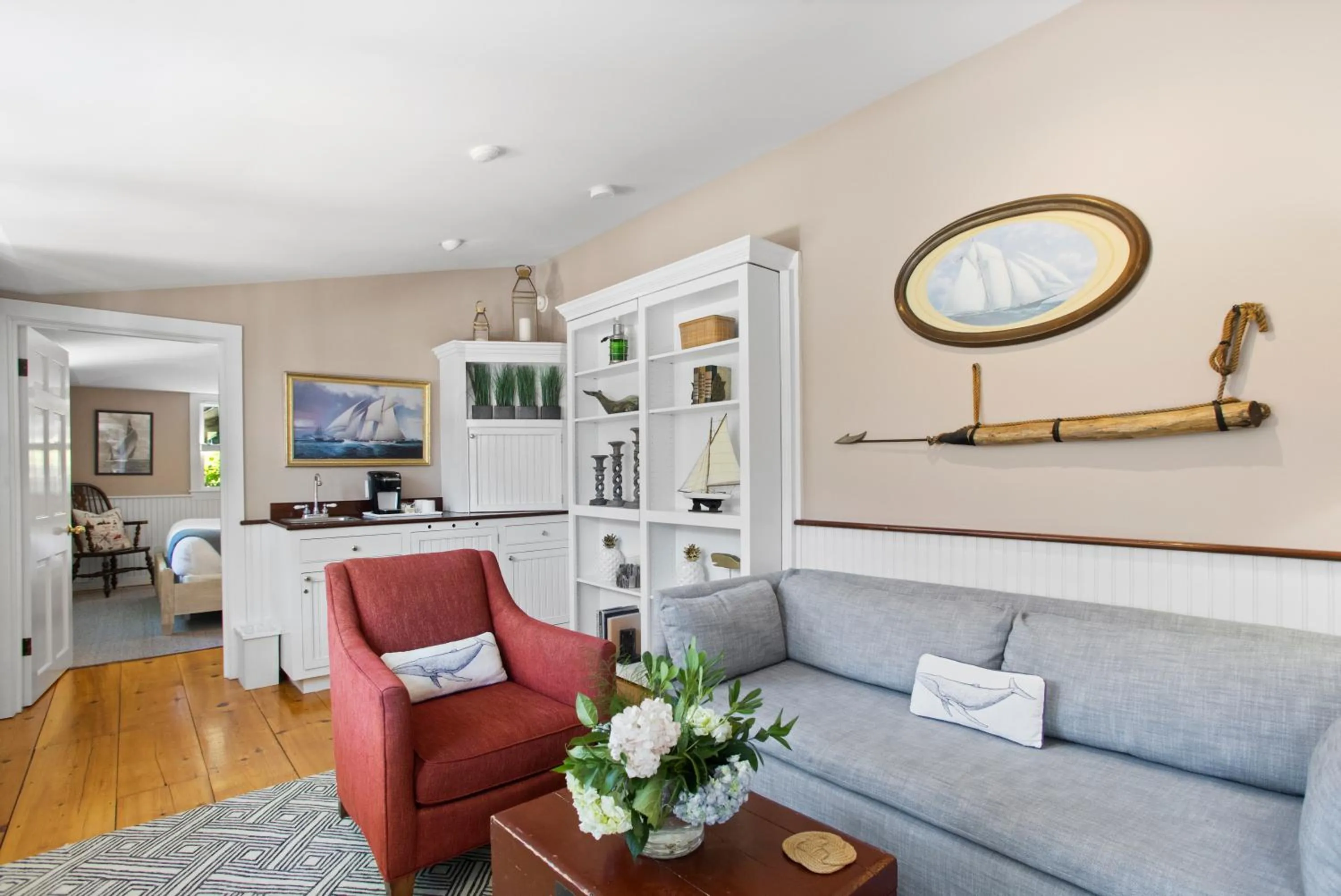 Seating area in Carlisle House Inn