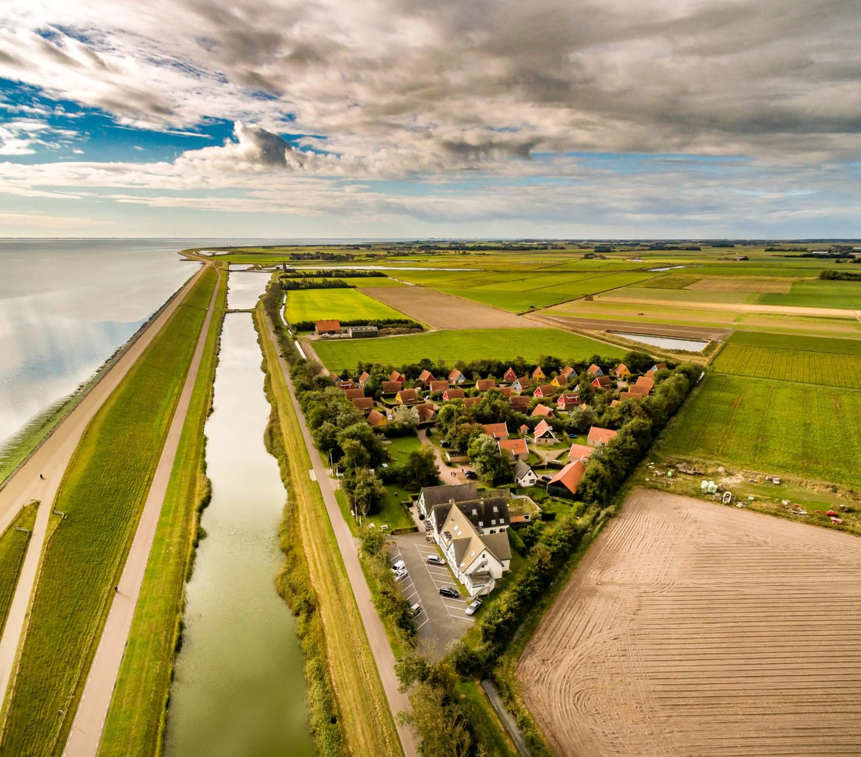 Bird's eye view in Prins Hendrik Texel