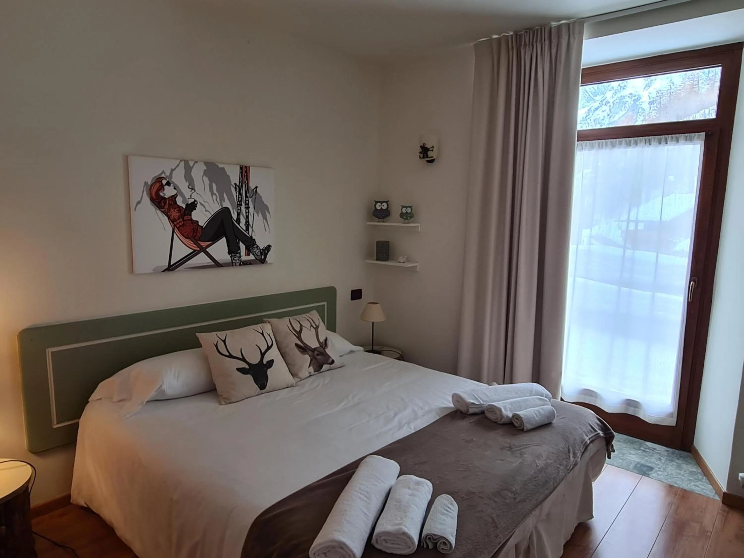 Bed in Hotel Dente Del Gigante