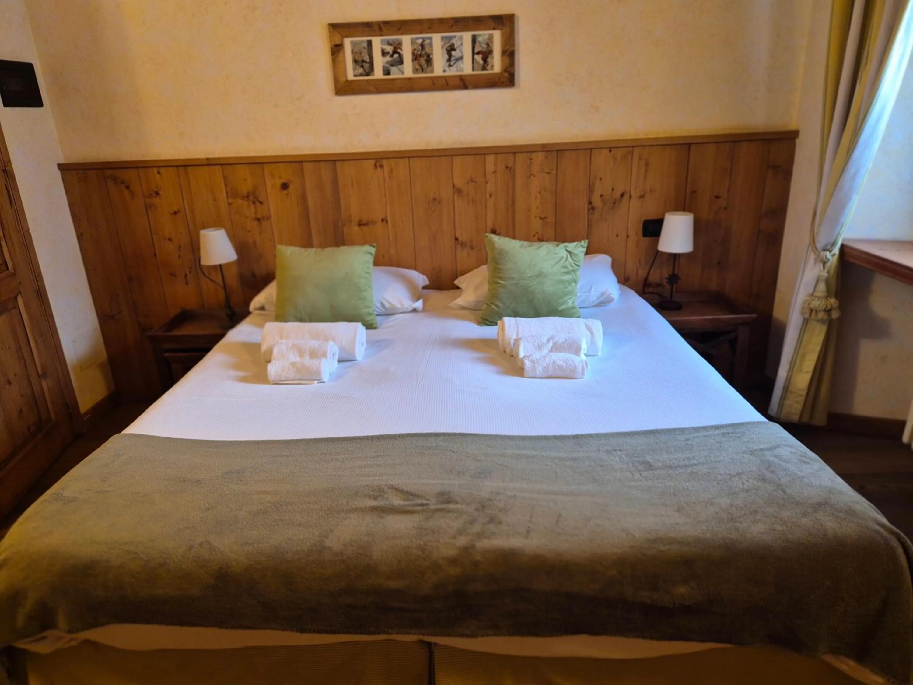 Bed in Hotel Dente Del Gigante