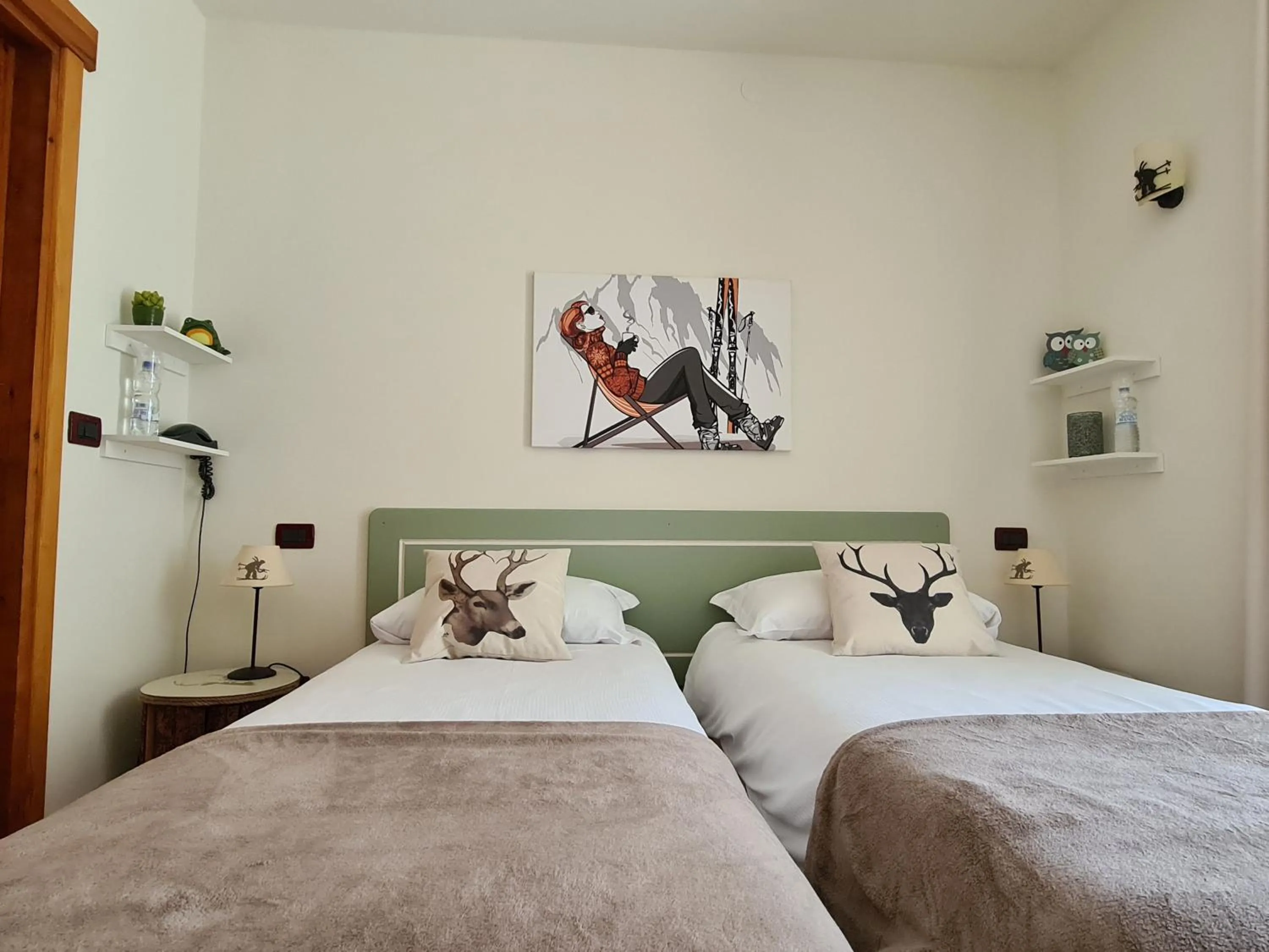 Bed in Hotel Dente Del Gigante