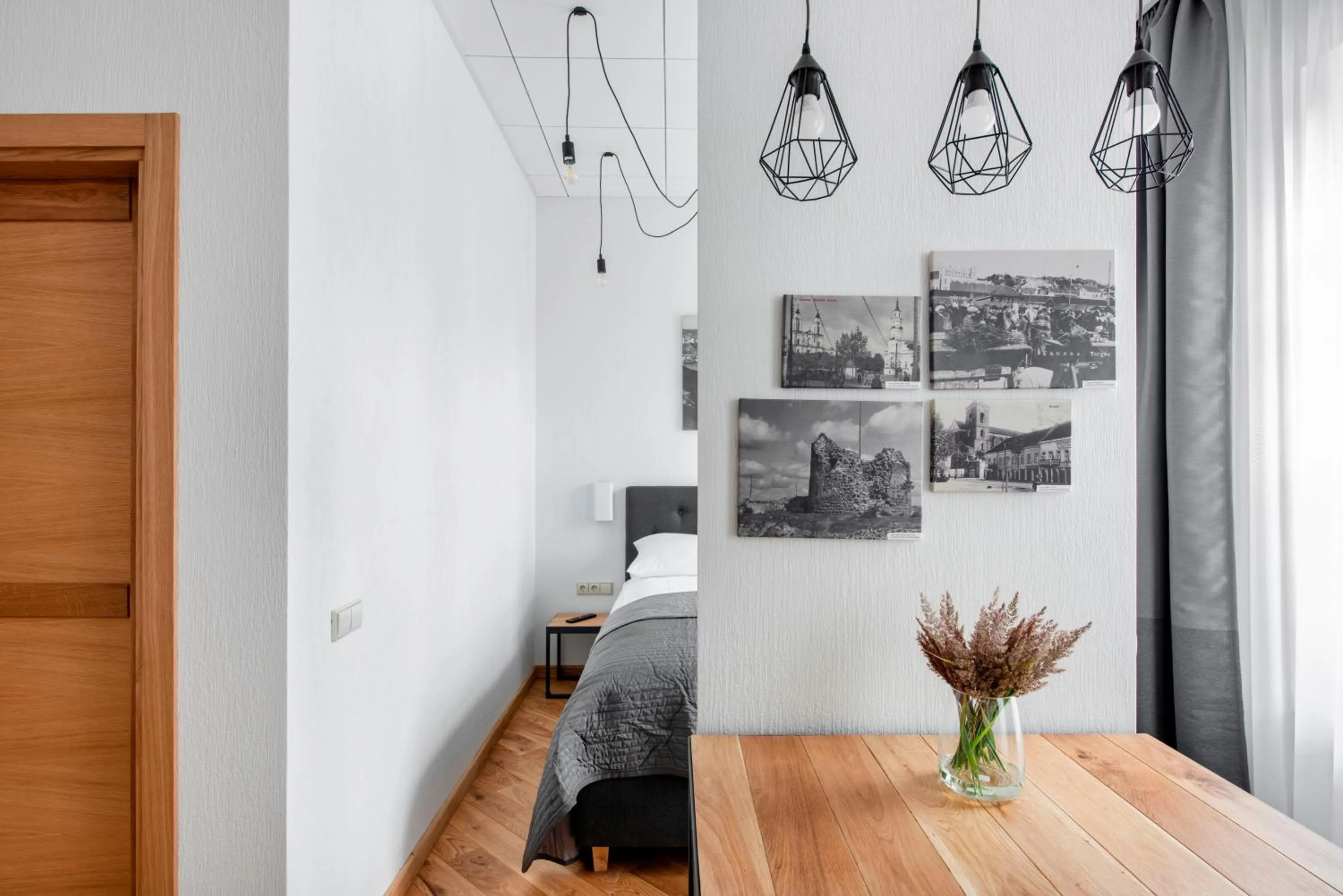 Dining area in Piano Apartments