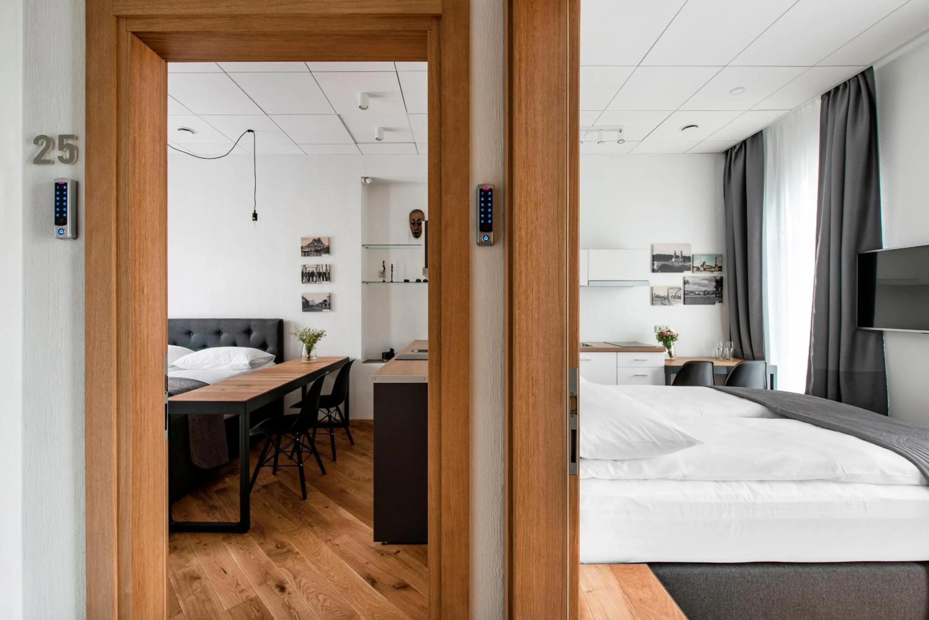 On site, Bed in Piano Apartments