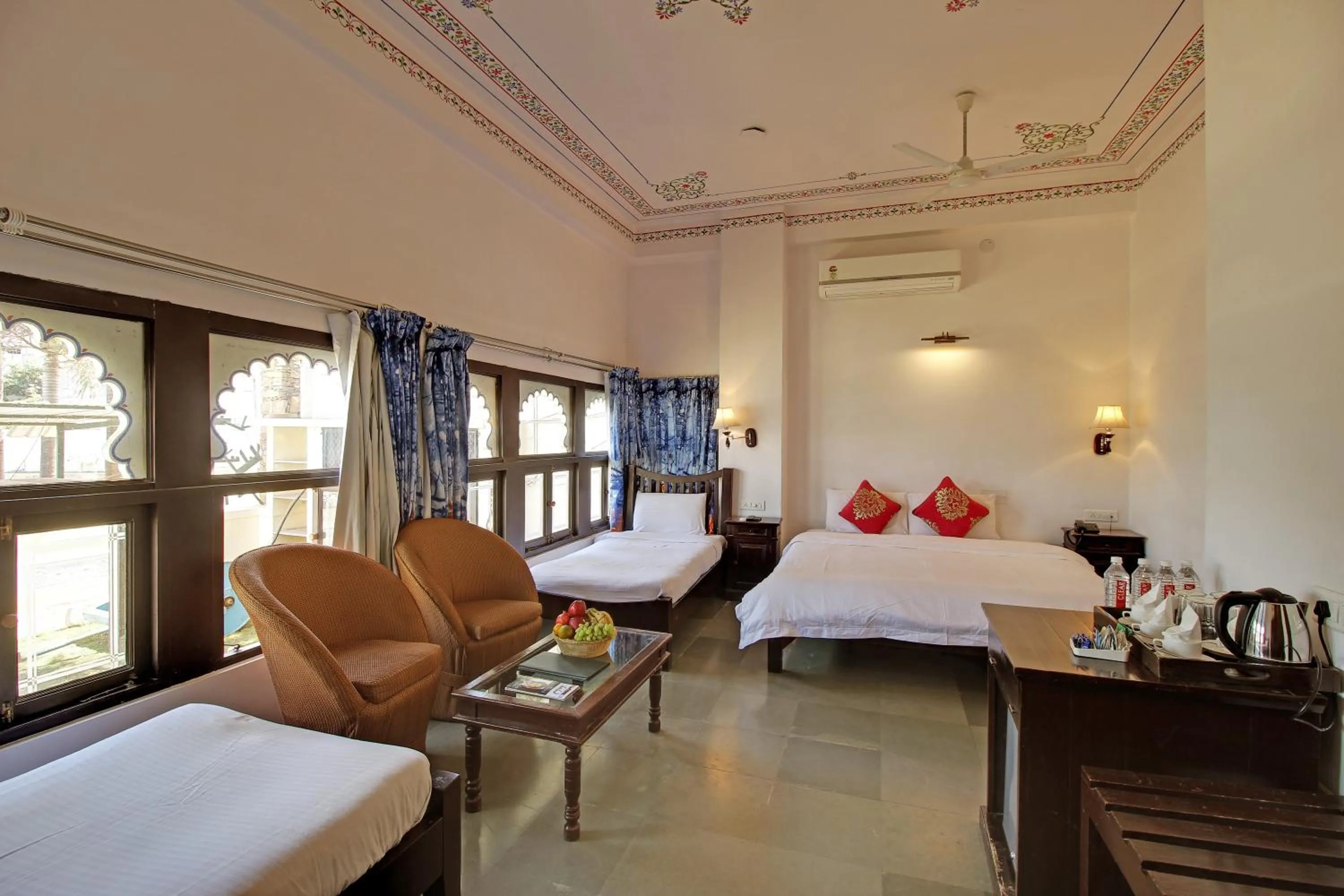 View (from property/room), Bed in Panna Vilas - A Lake Facing Boutique Hotel