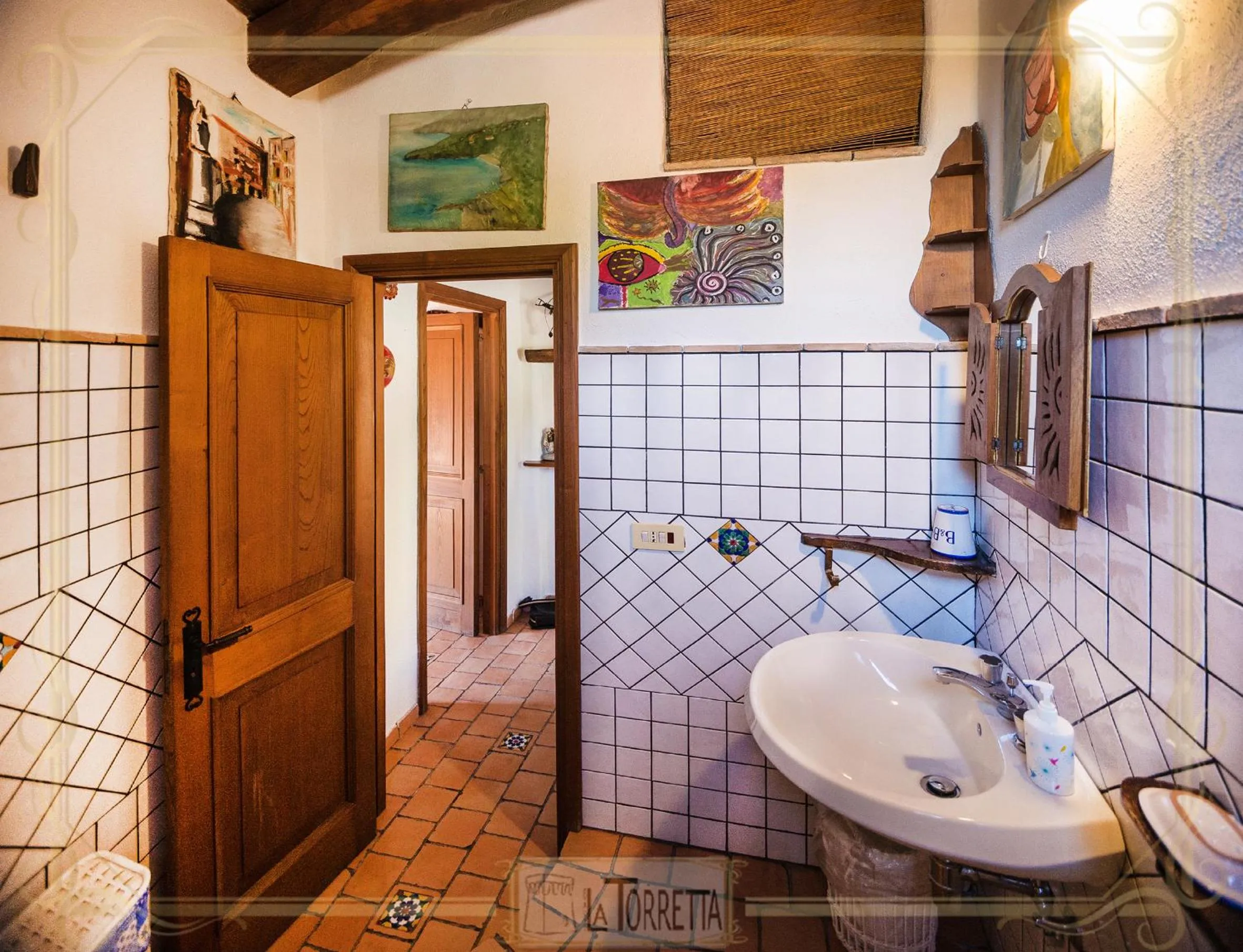 Bathroom in B&B La Torretta