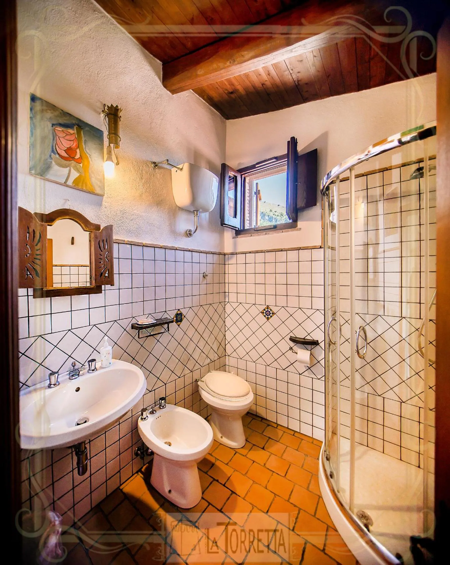 Bathroom in B&B La Torretta