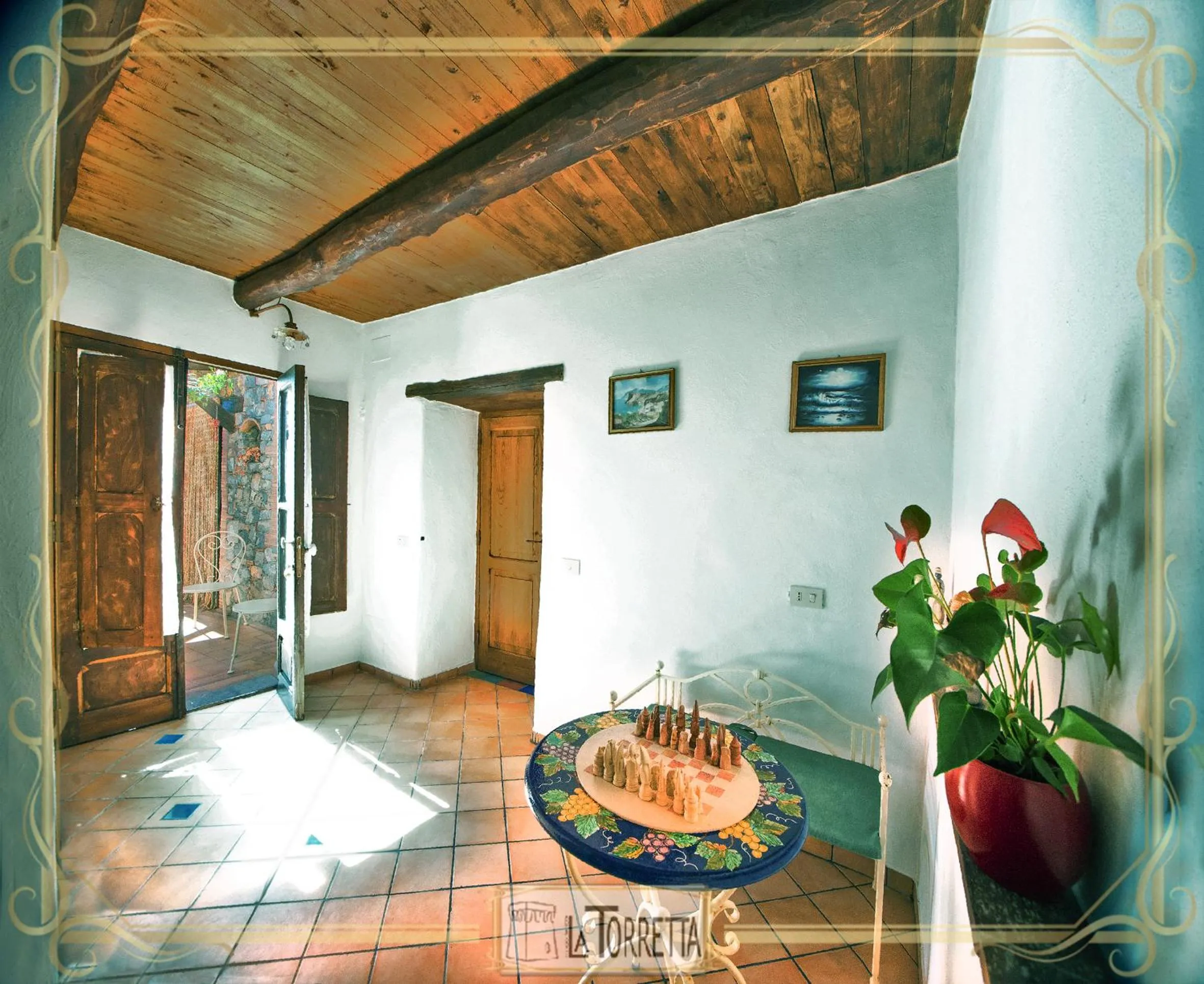 Facade/entrance in B&B La Torretta