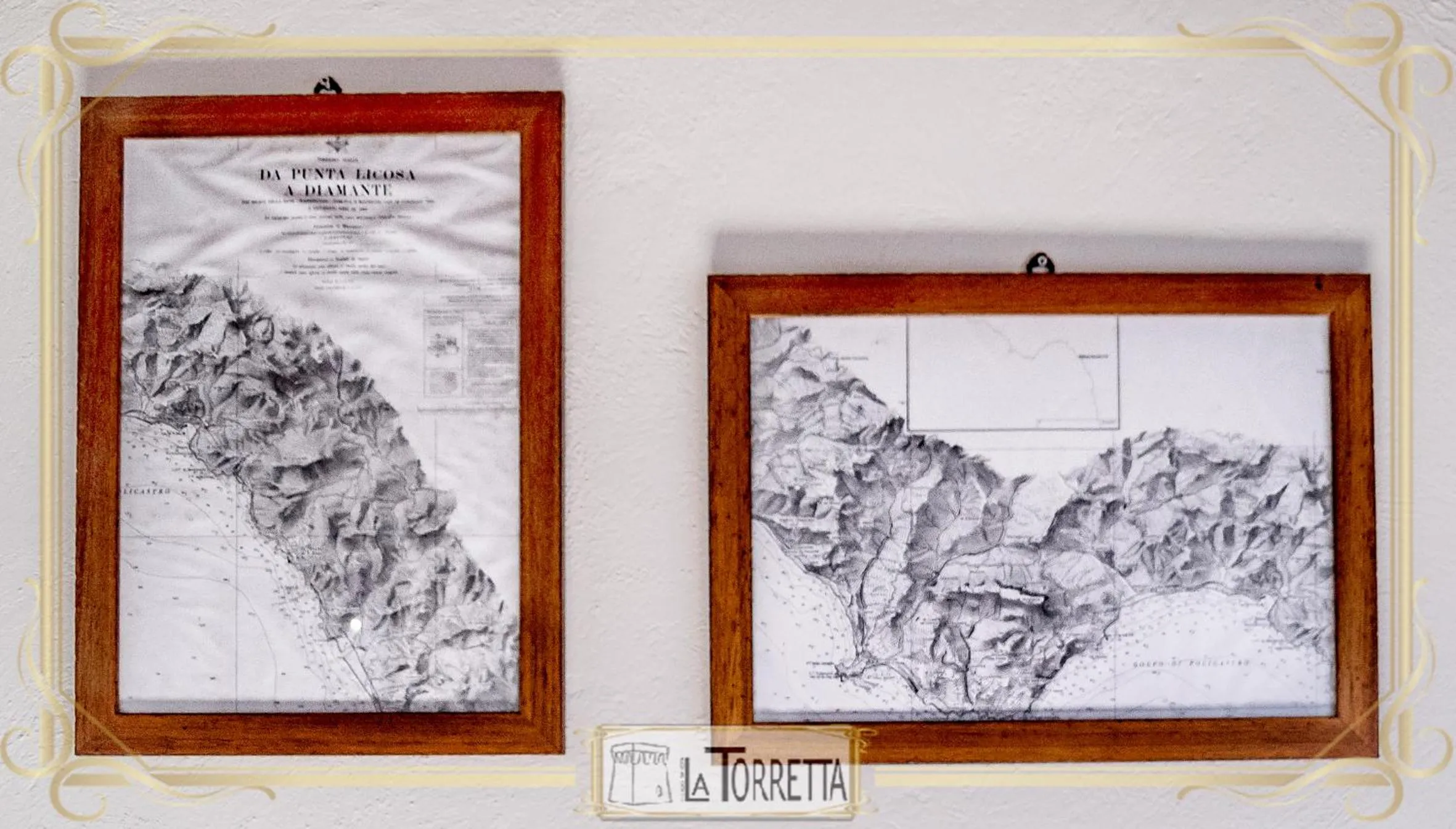 Decorative detail in B&B La Torretta