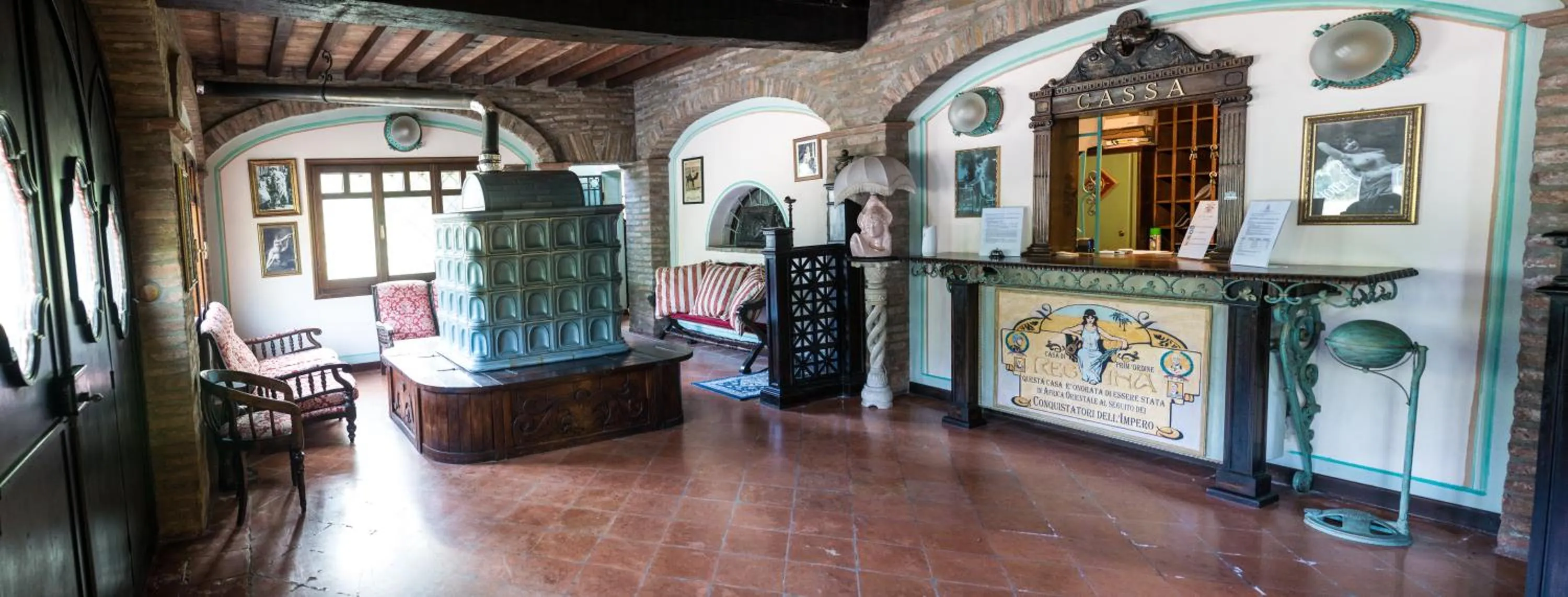 Lobby or reception in Hotel Villino Della Flanella