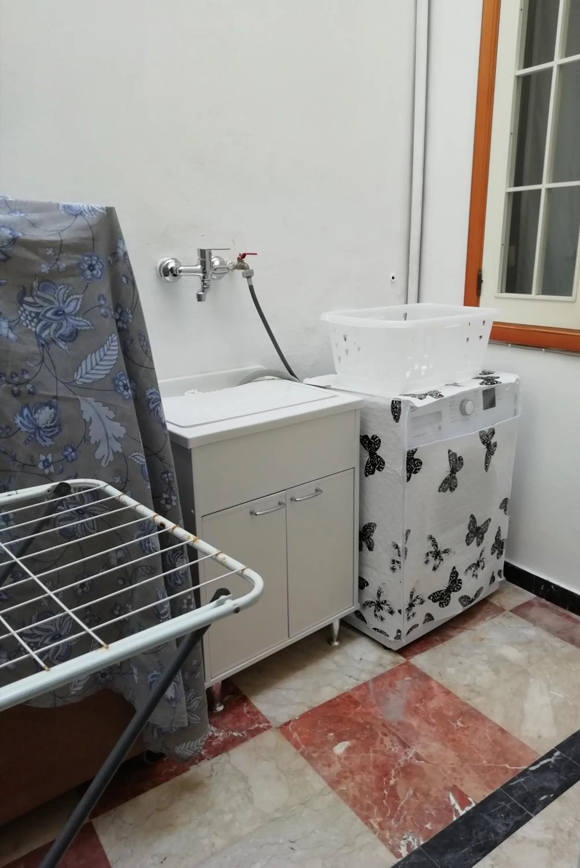 laundry in Thomas'home