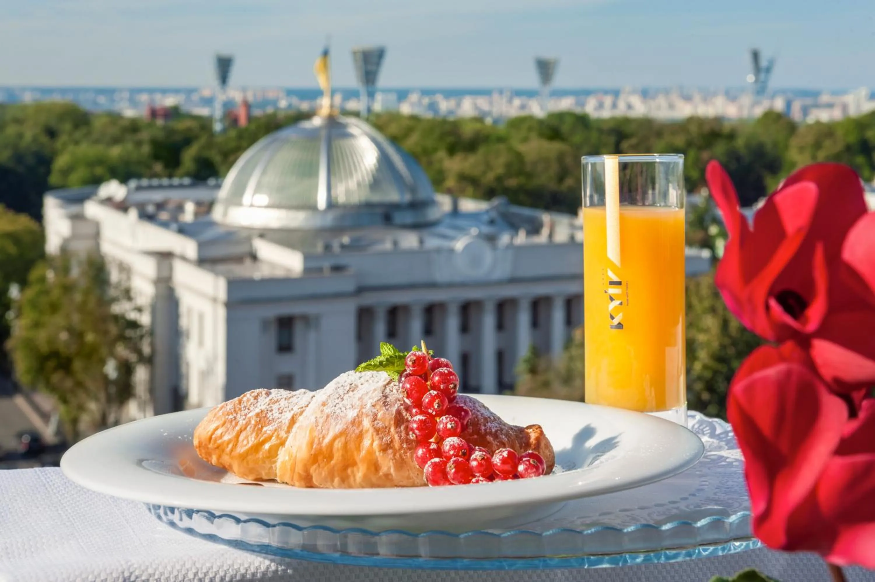 Food close-up in Hotel Kyiv