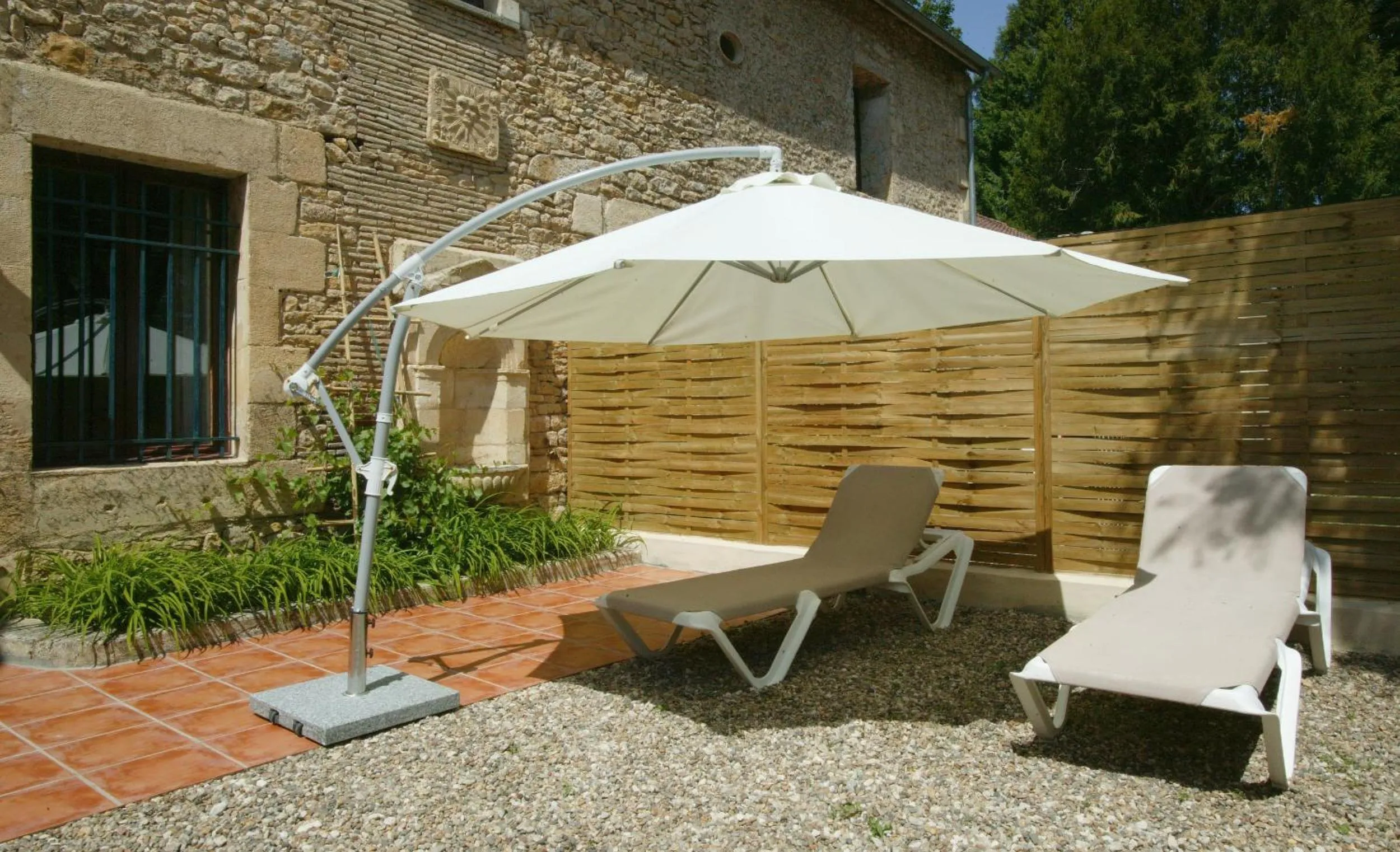 Garden in Le Manoir de Bellerive
