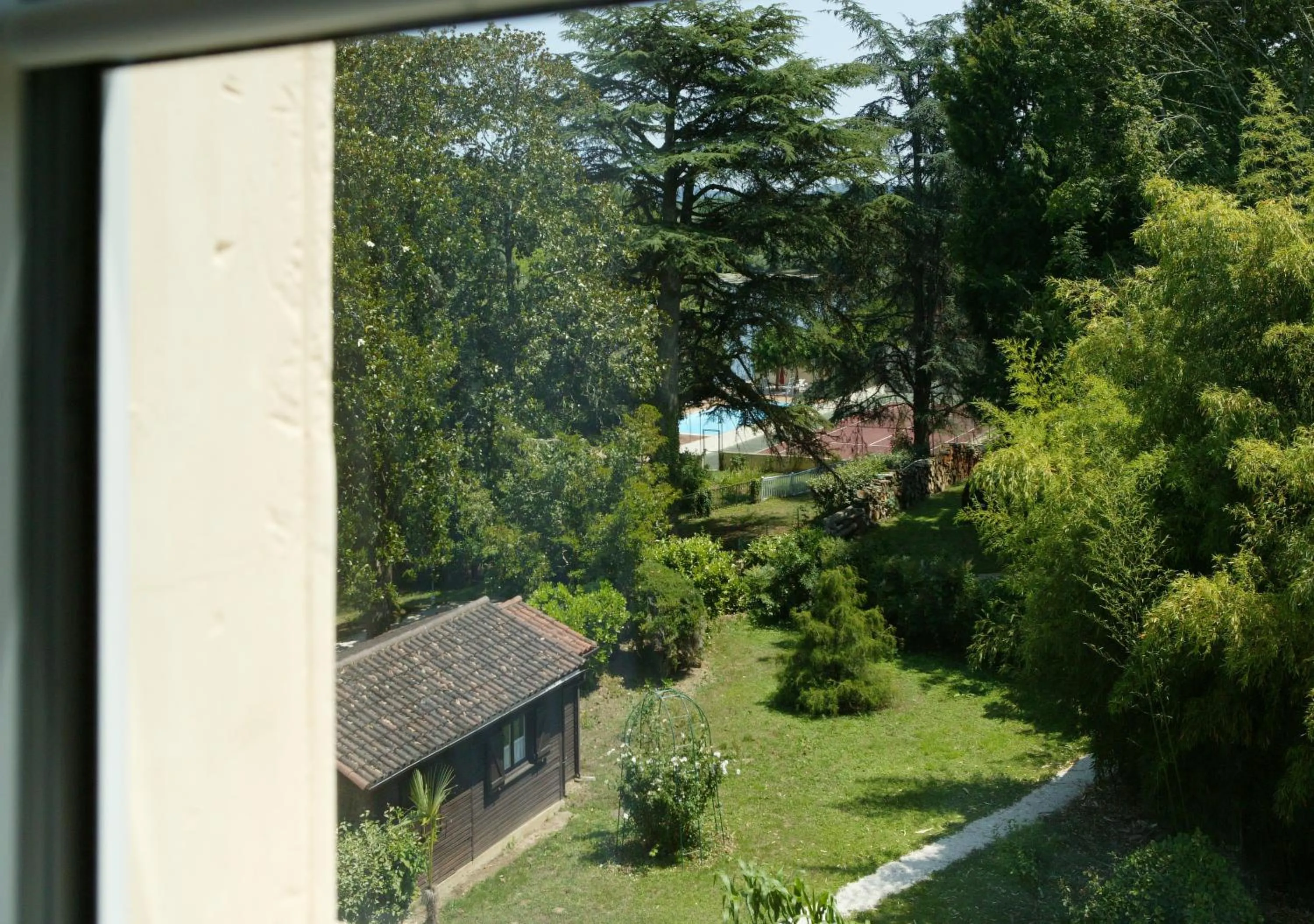 Garden in Le Manoir de Bellerive