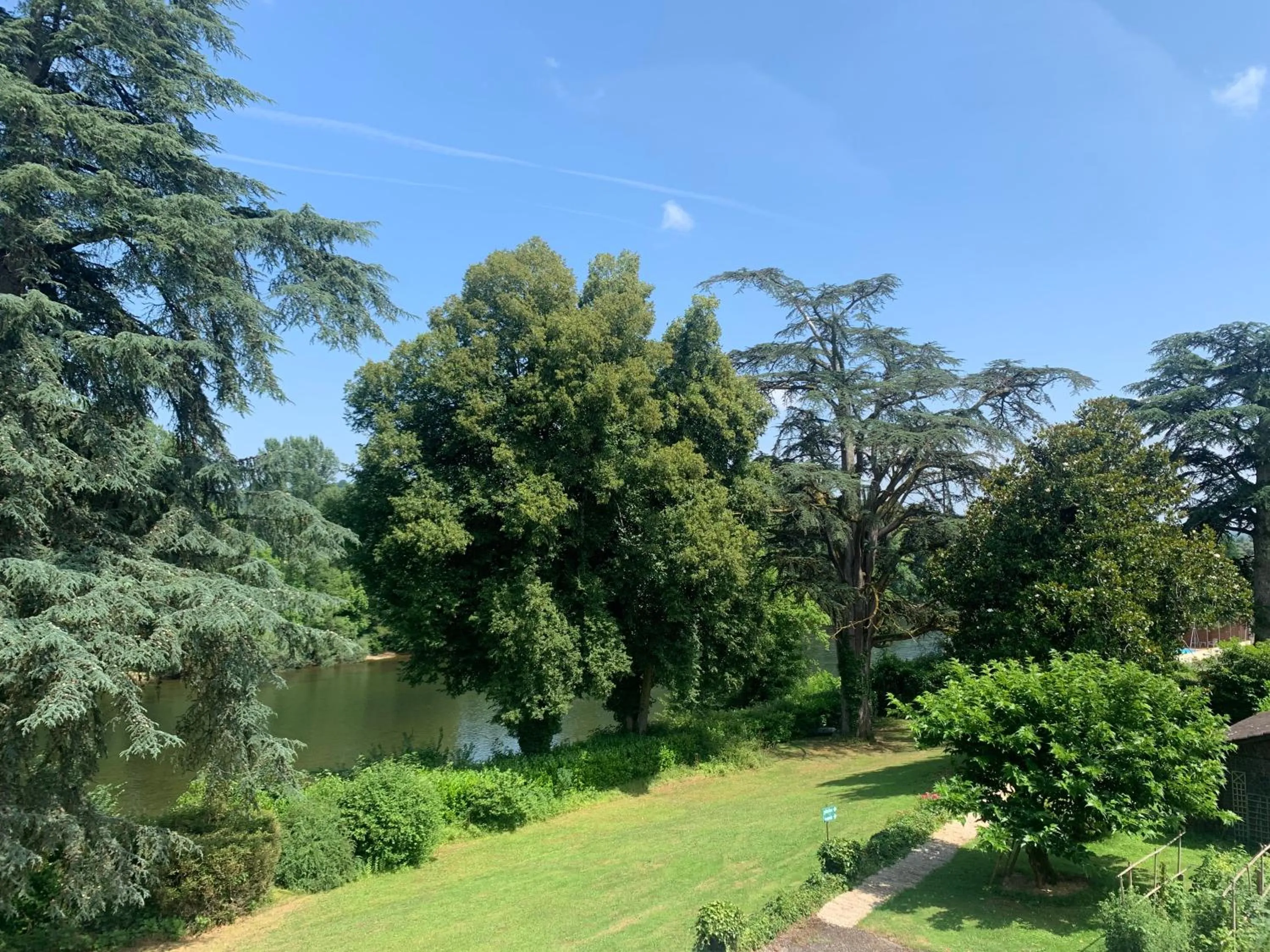 Garden in Le Manoir de Bellerive
