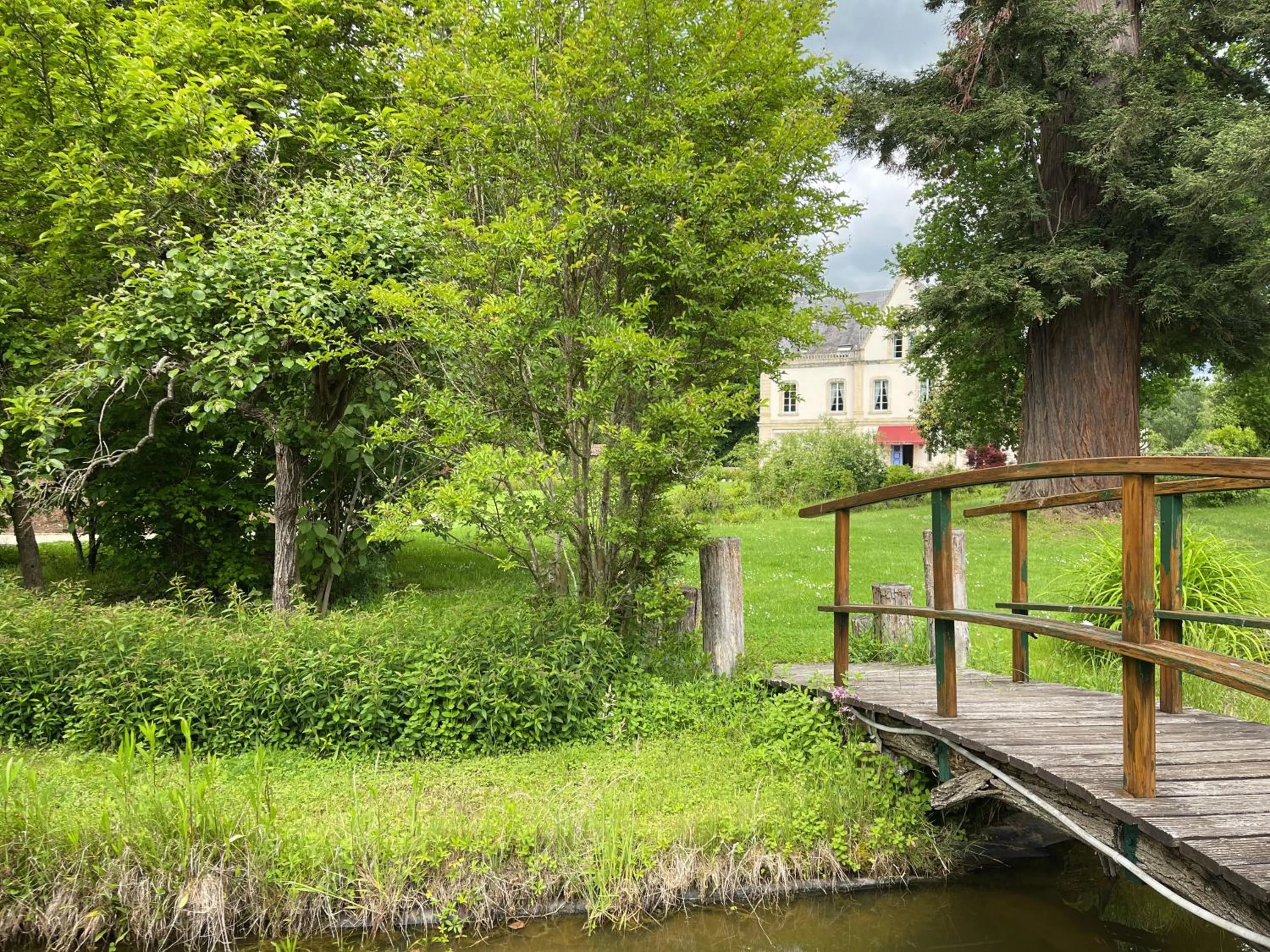 Garden in Le Manoir de Bellerive