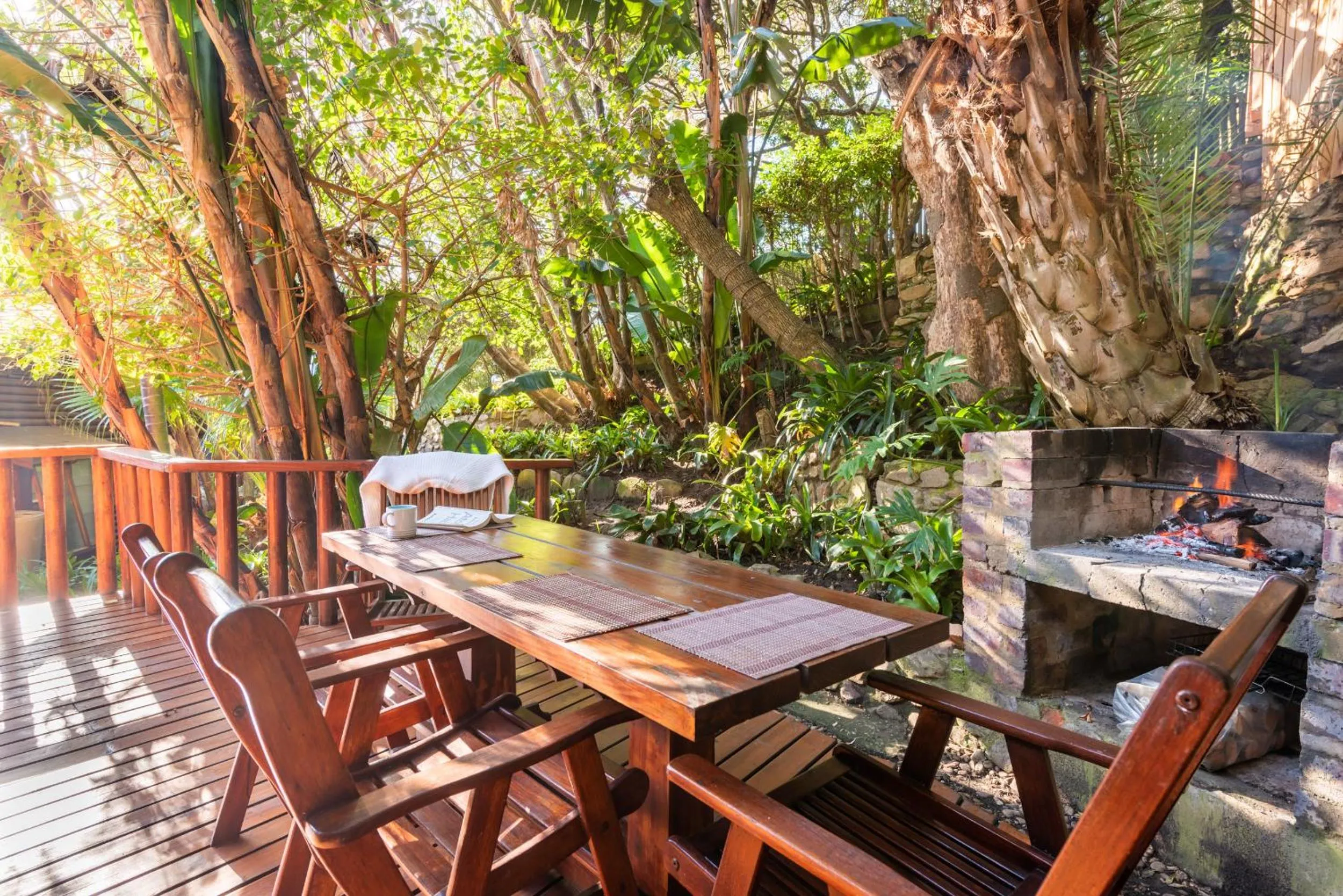 Dining area in Under Milkwood Resort
