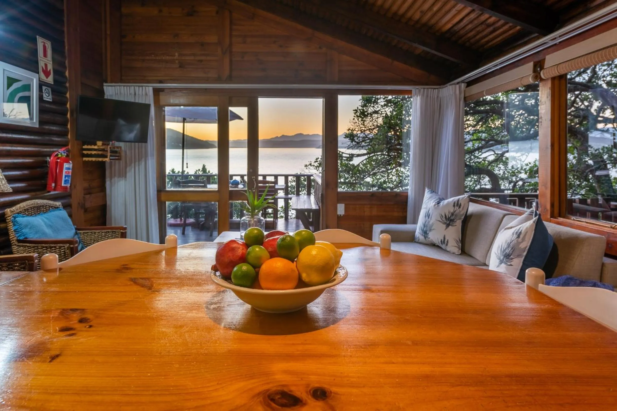 Dining area in Under Milkwood Resort