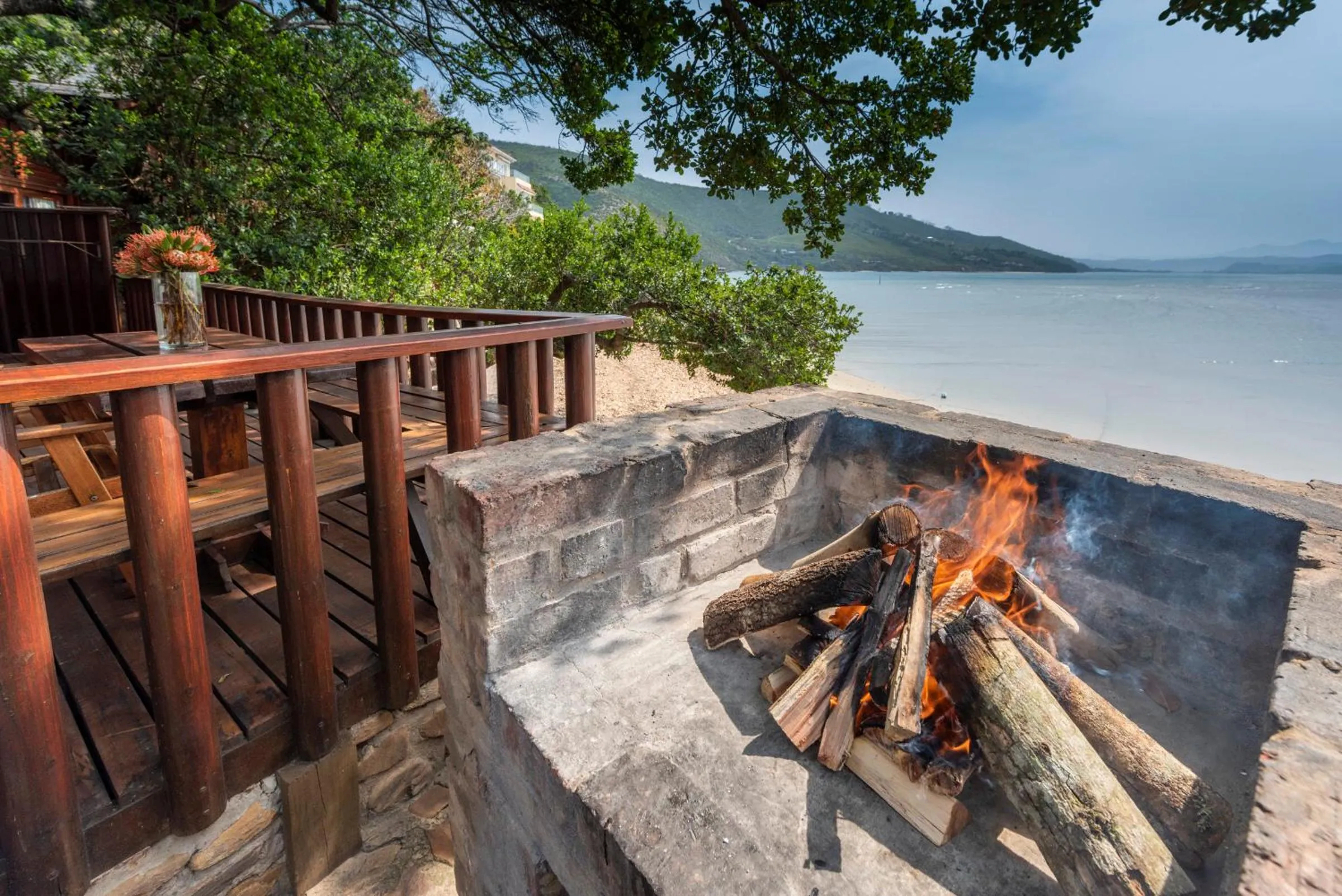 Patio in Under Milkwood Resort