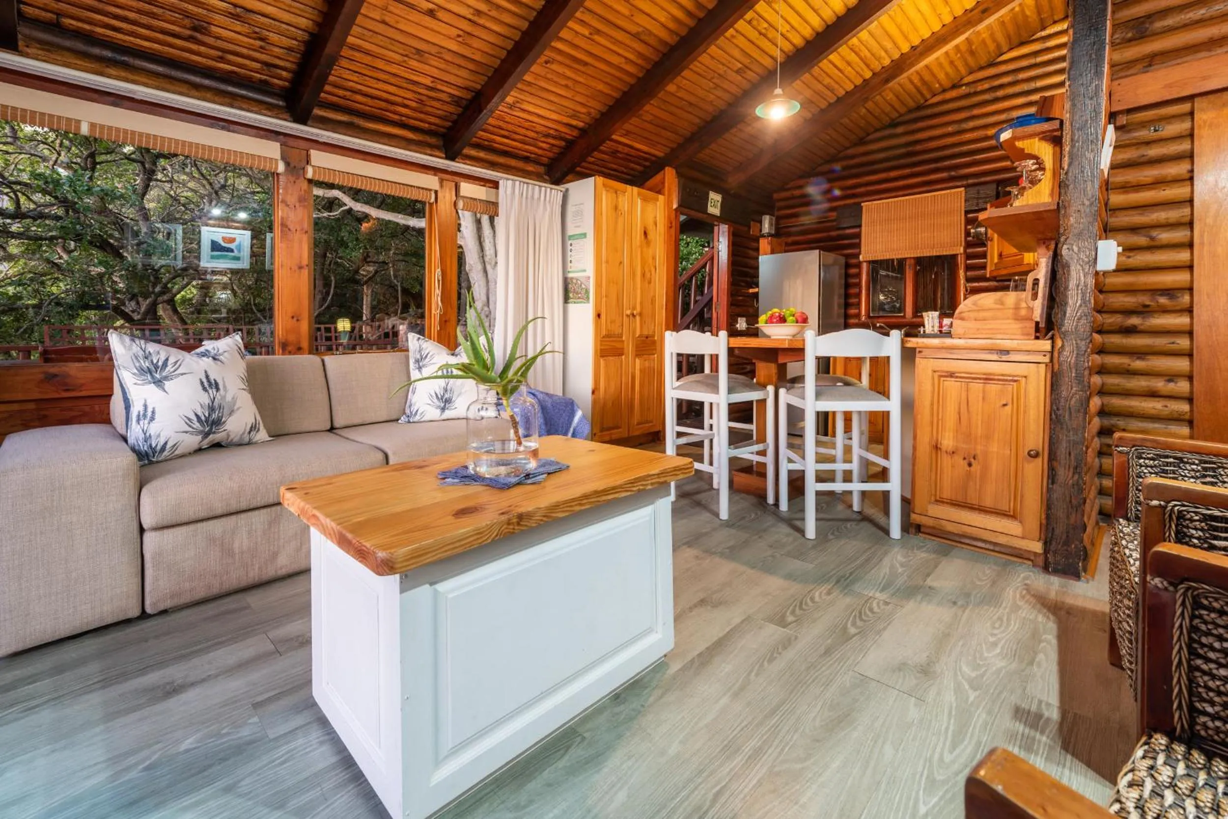 Living room in Under Milkwood Resort