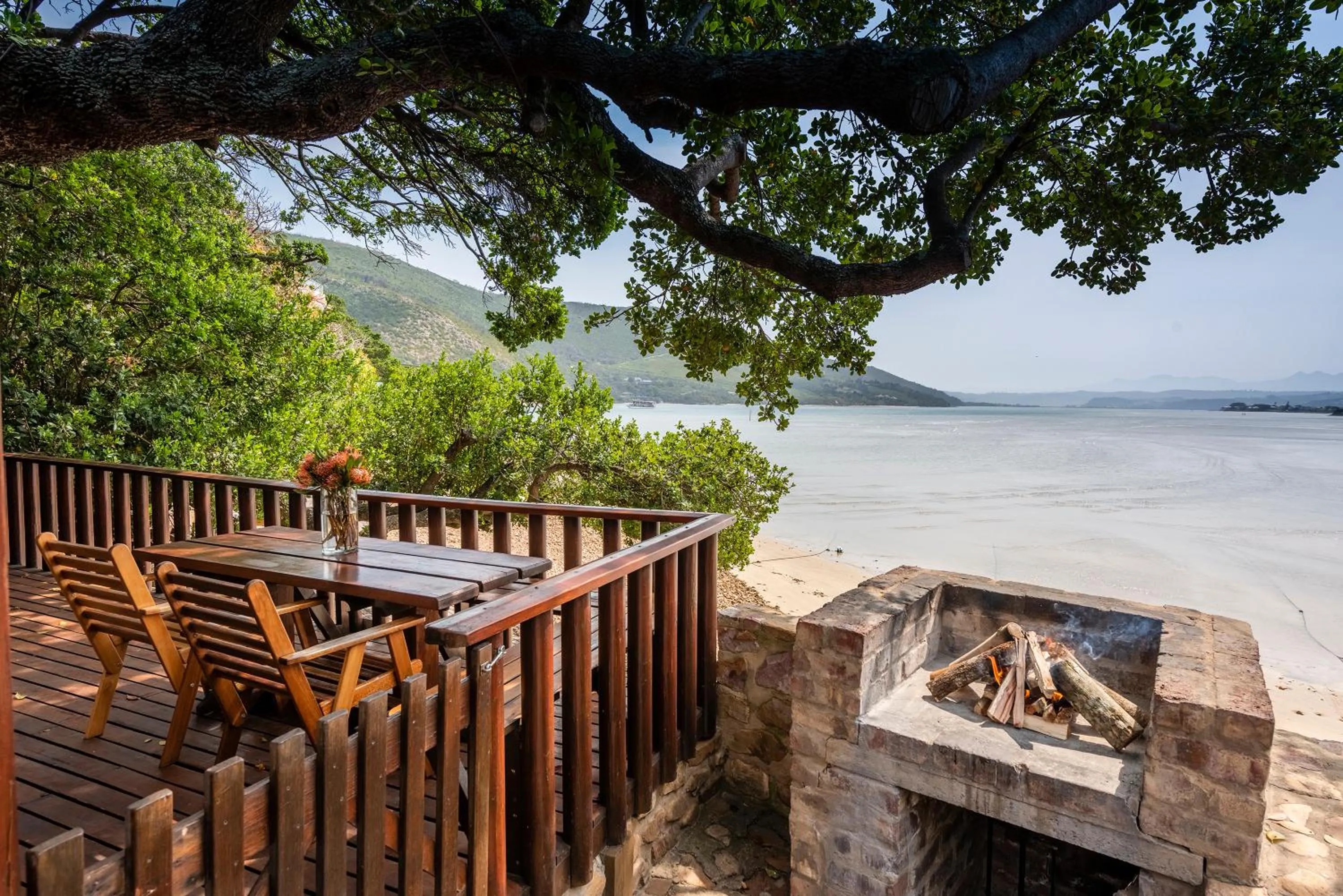 Balcony/Terrace in Under Milkwood Resort