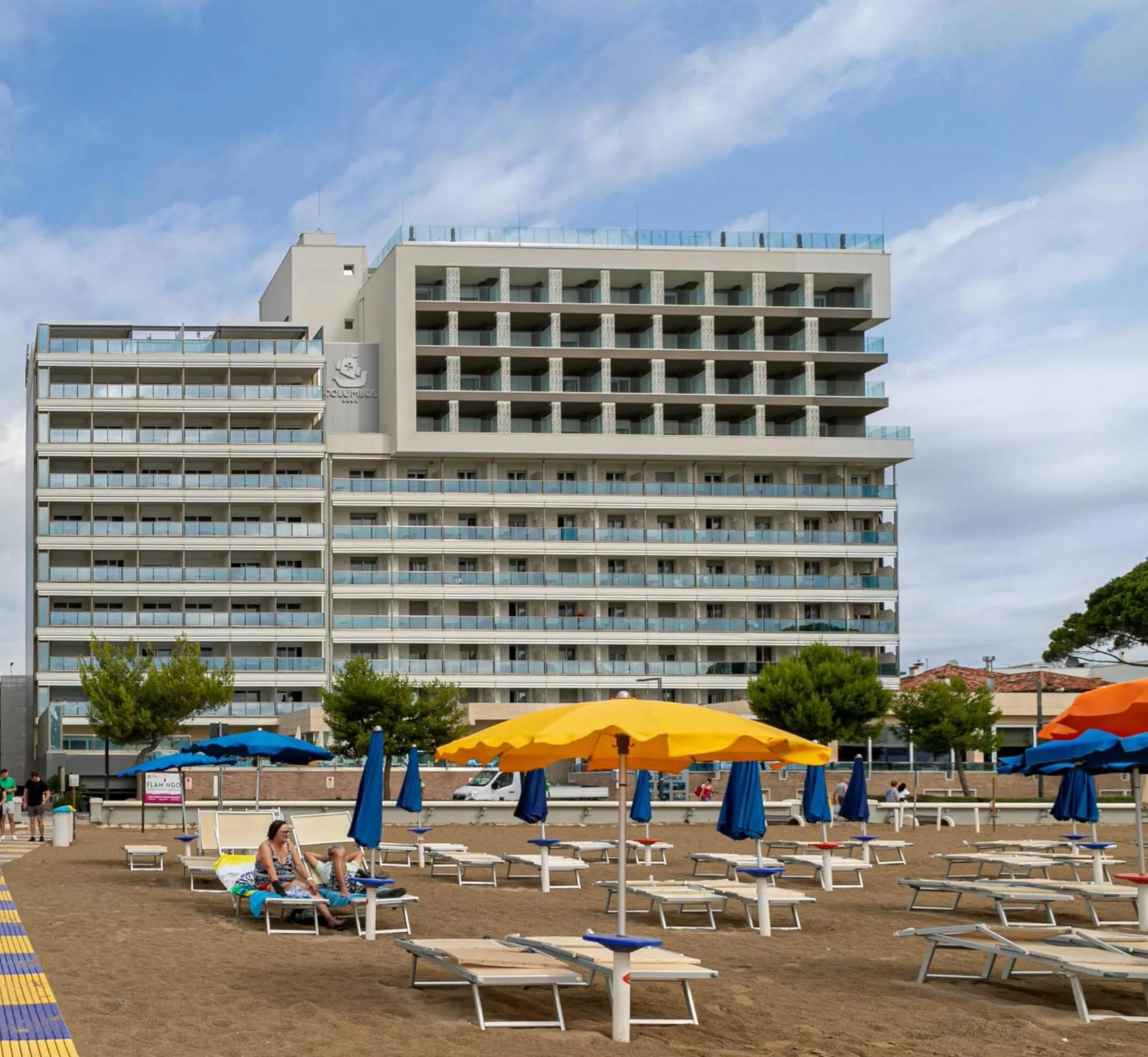 Communal lounge/ TV room in Hotel Columbus