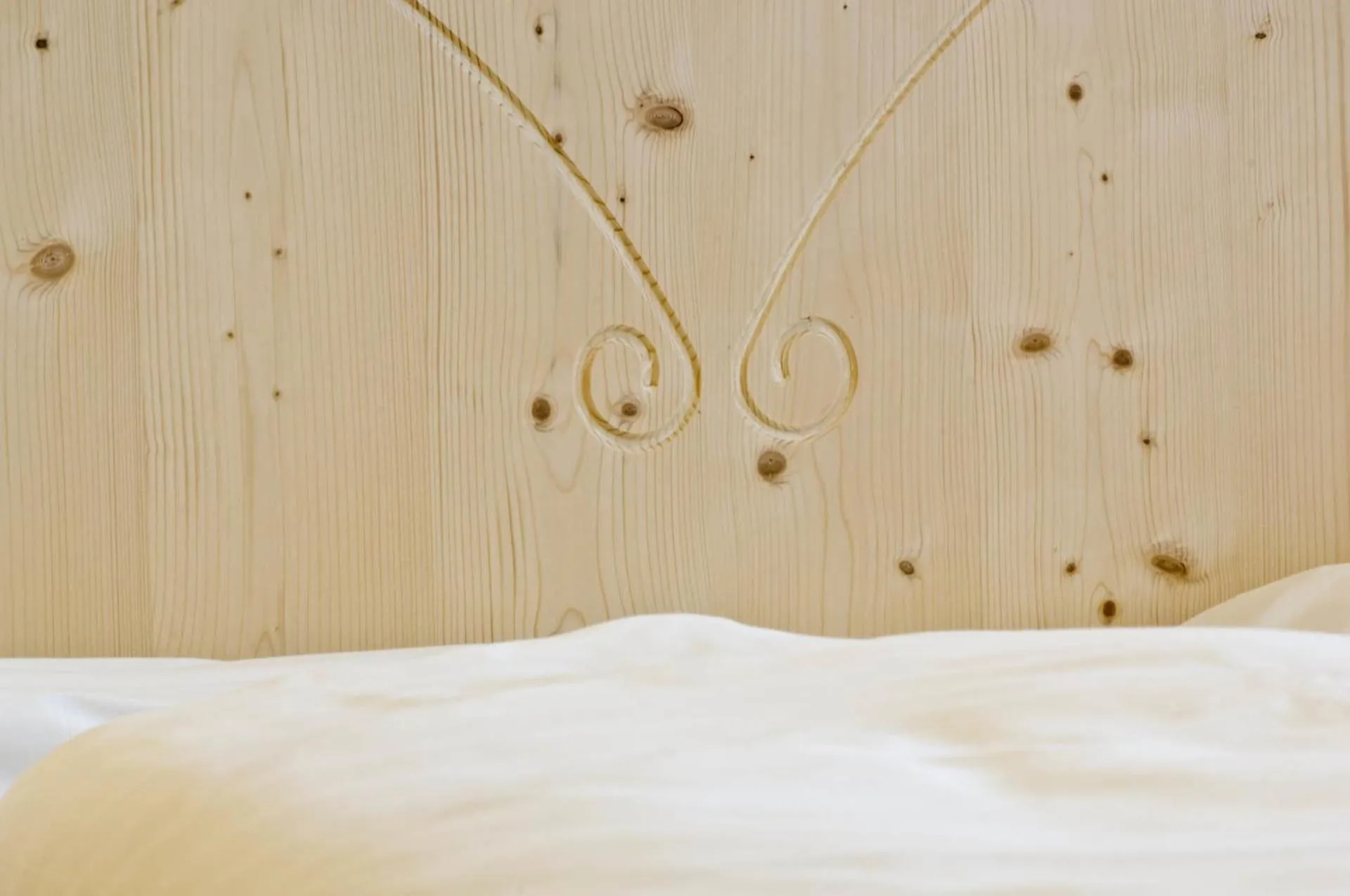 Decorative detail, Bed in Family and Wellness Residence Ciasa Antersies