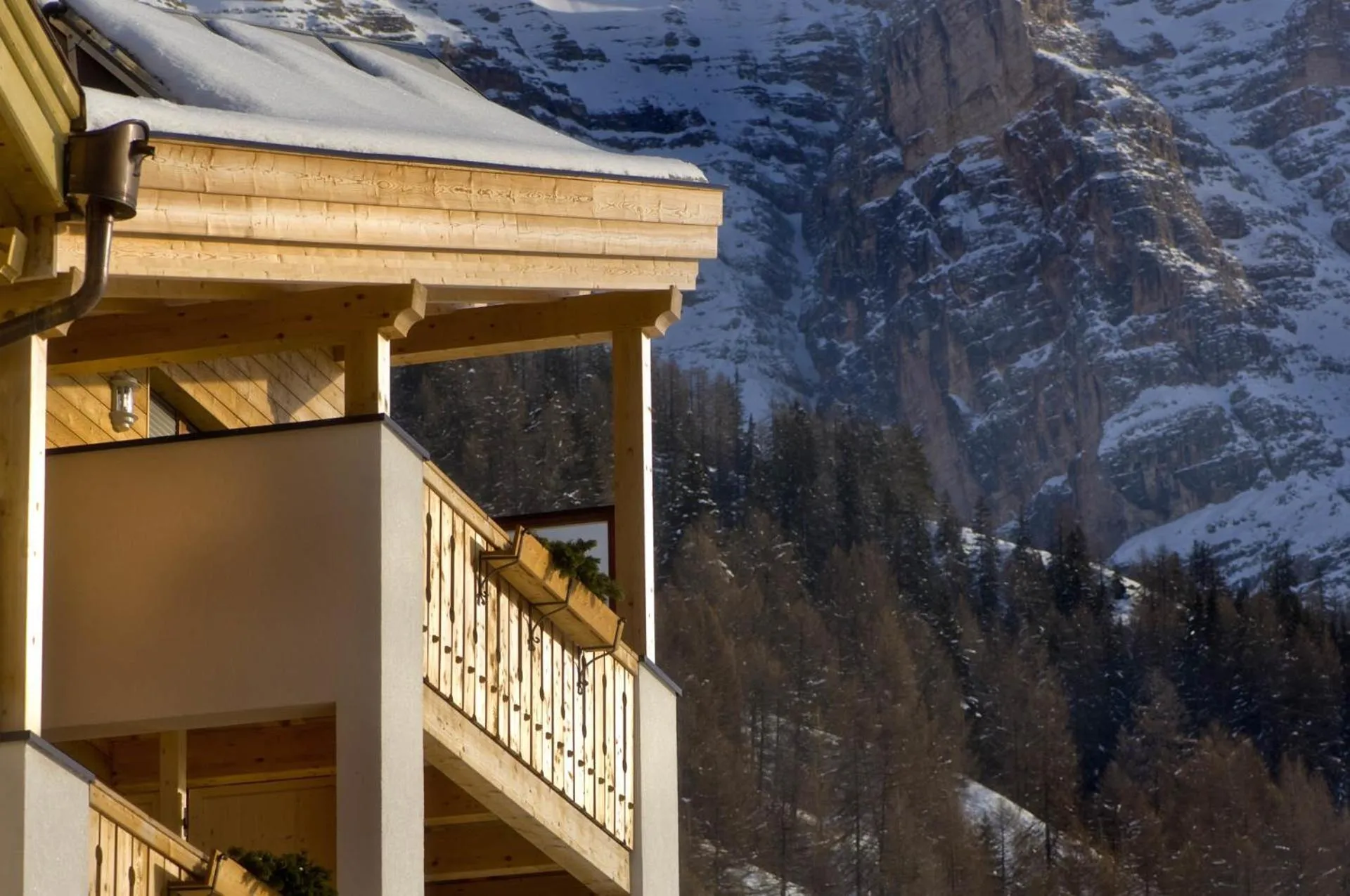 Facade/entrance in Family and Wellness Residence Ciasa Antersies